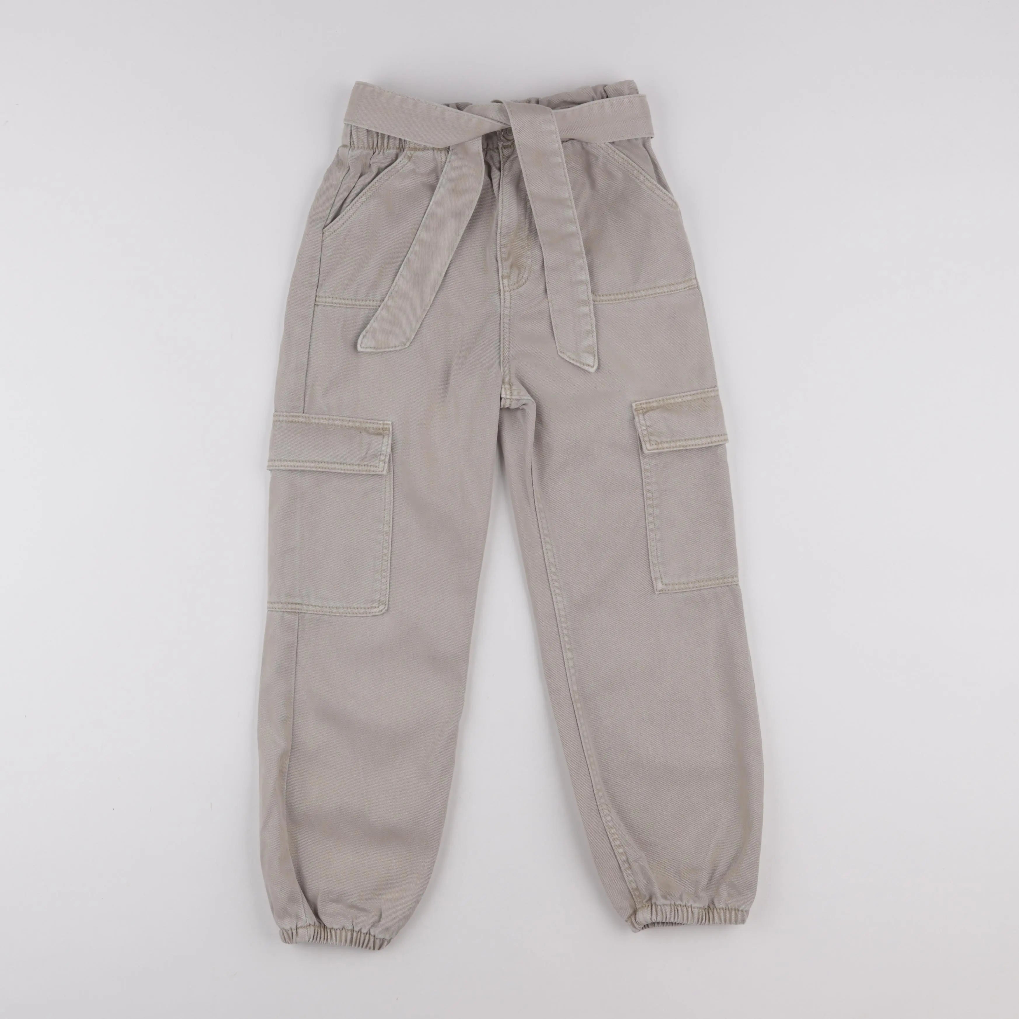 Vertbaudet - jean beige - 8 ans