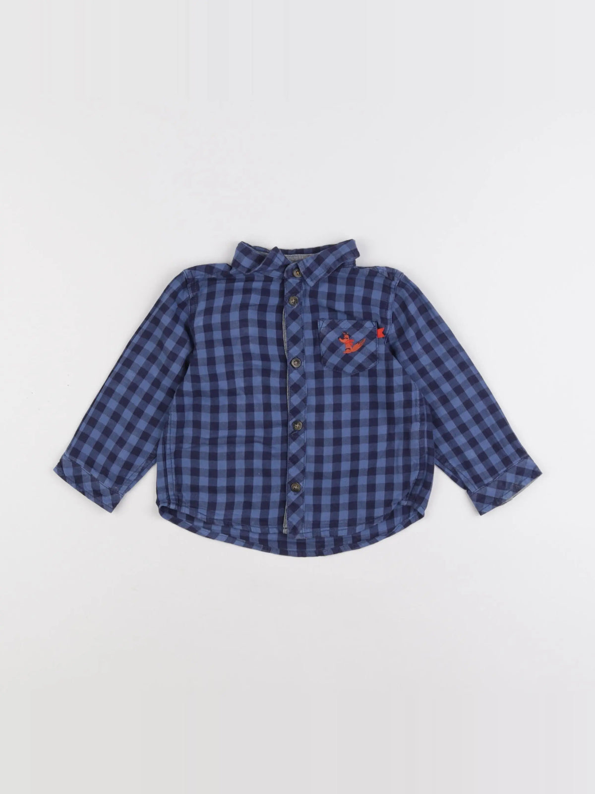 Cadet Rousselle - chemise bleu - 18 mois