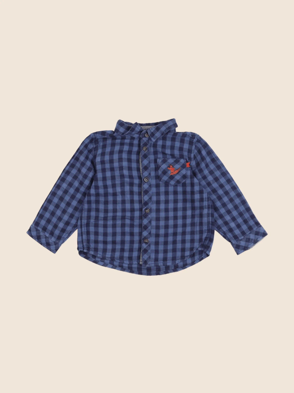 Cadet Rousselle - chemise bleu - 18 mois