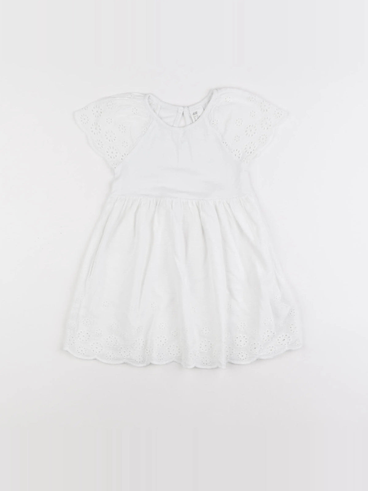 H&M - robe blanc - 18/24 mois