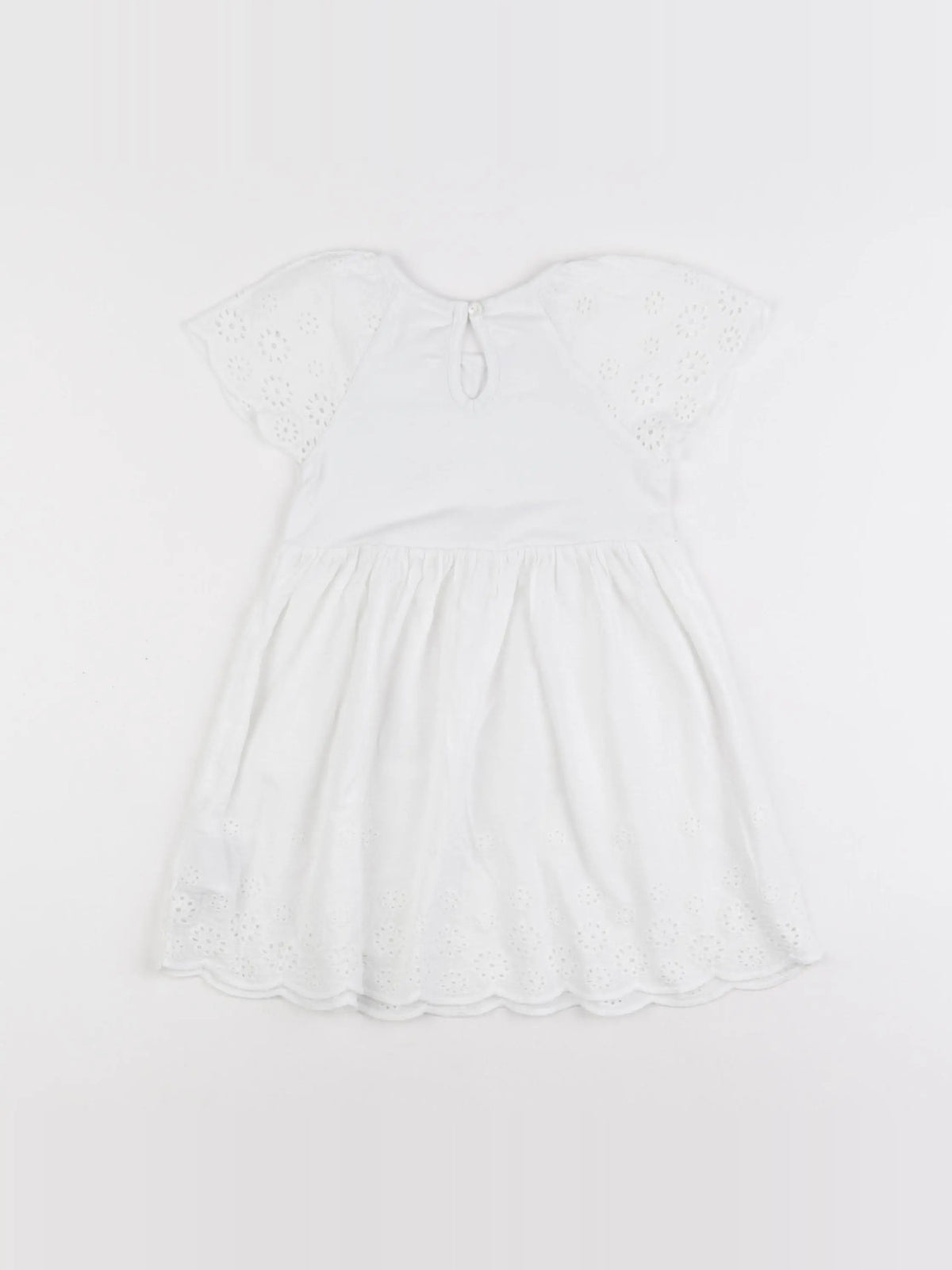 H&M - robe blanc - 18/24 mois