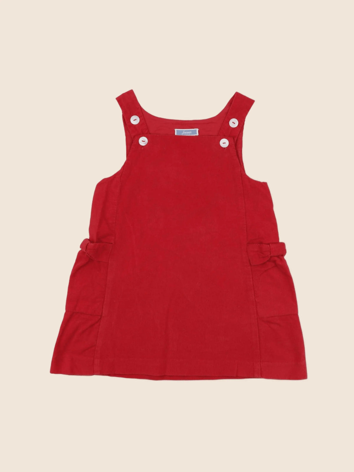Jacadi - robe rouge - 24 mois
