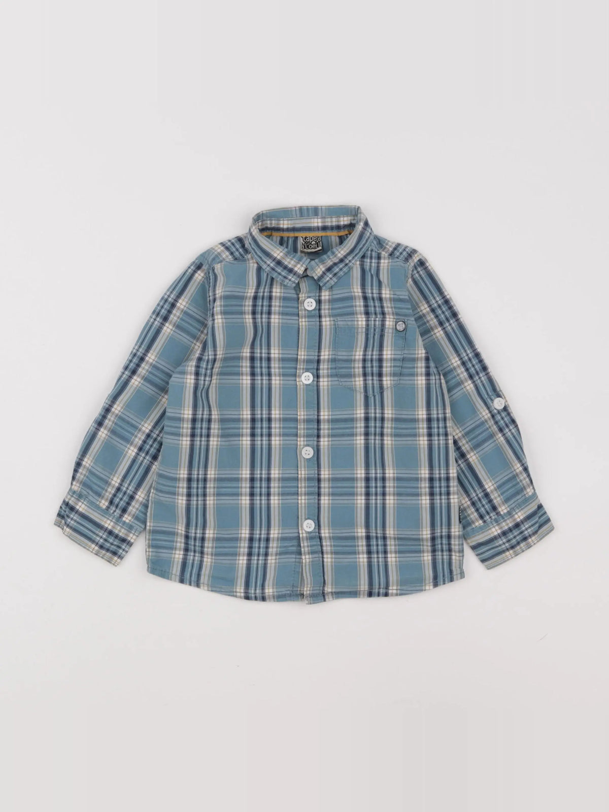 Tape à l'oeil - chemise bleu - 2 ans