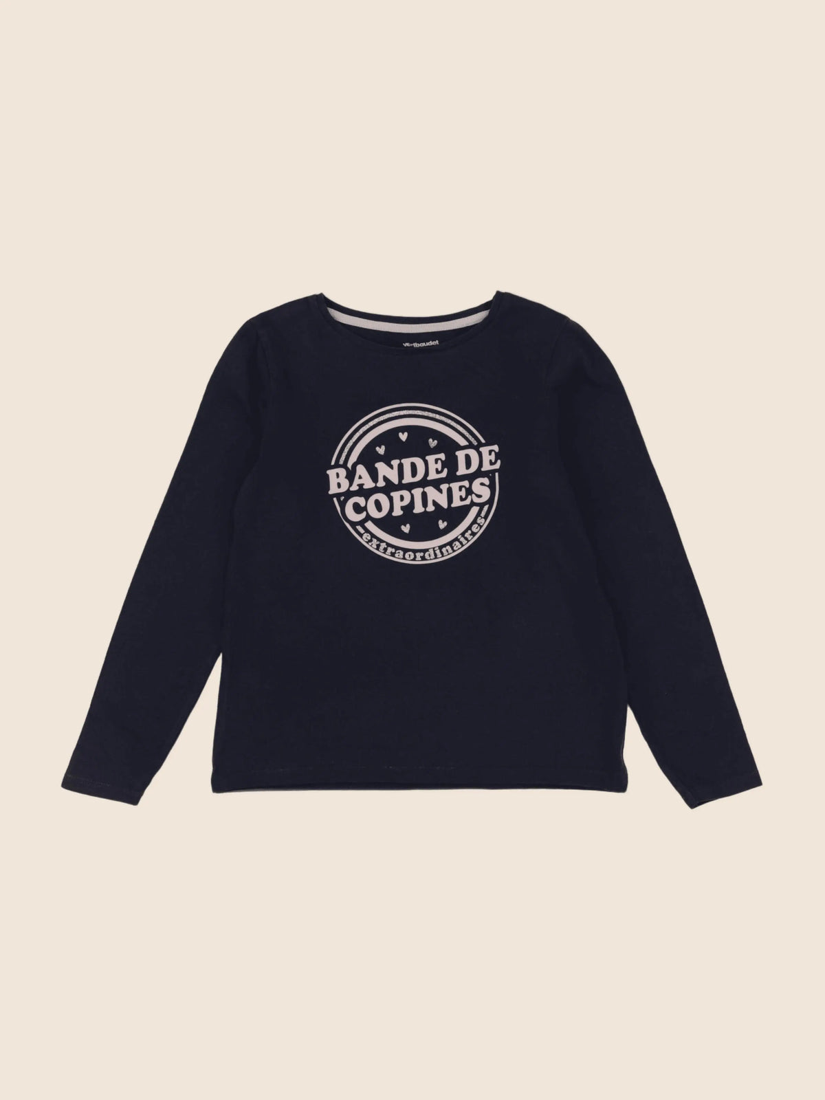 Vertbaudet - tee-shirt bleu - 8 ans