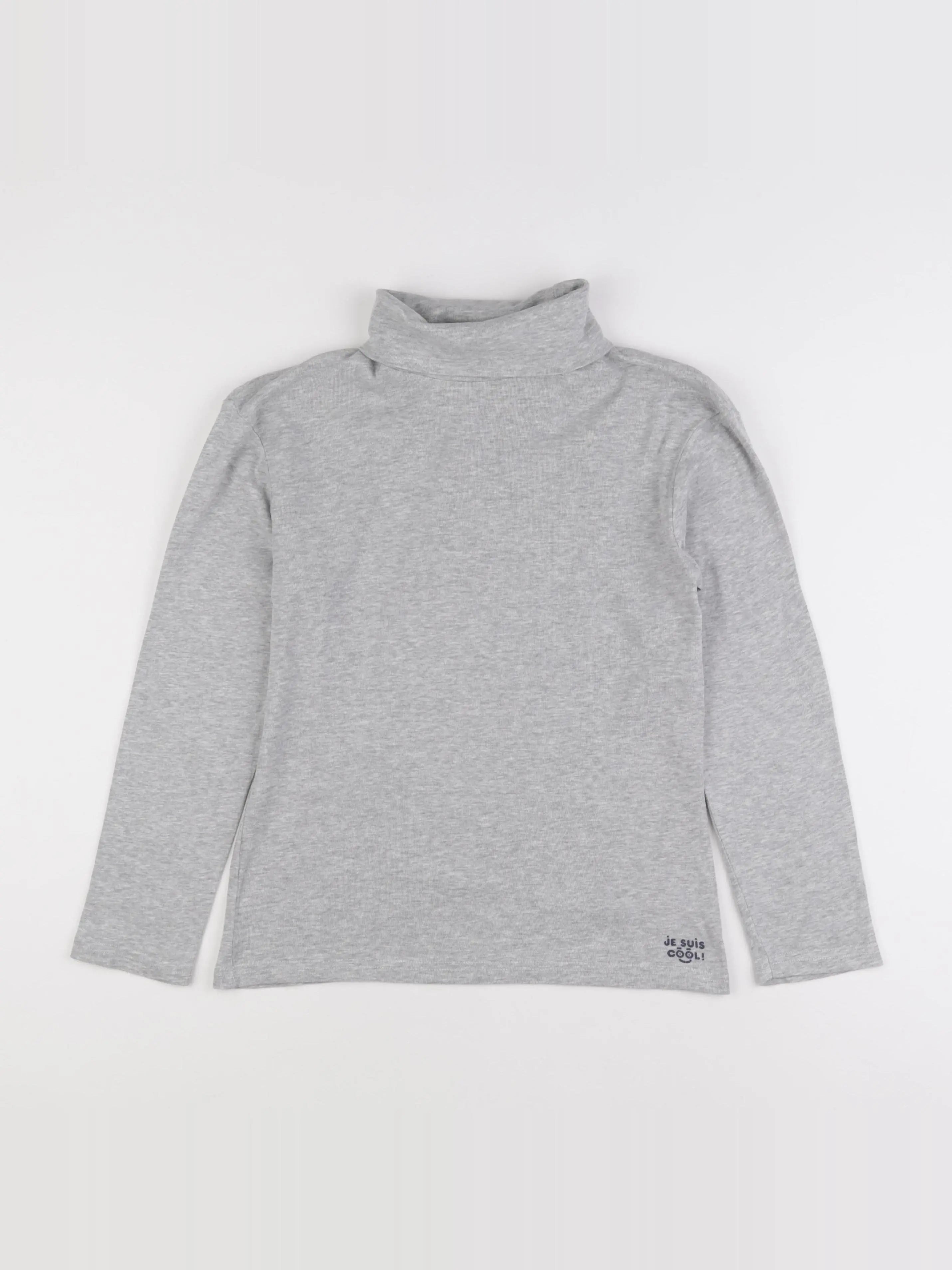 Vertbaudet - sous-pull gris - 12 ans