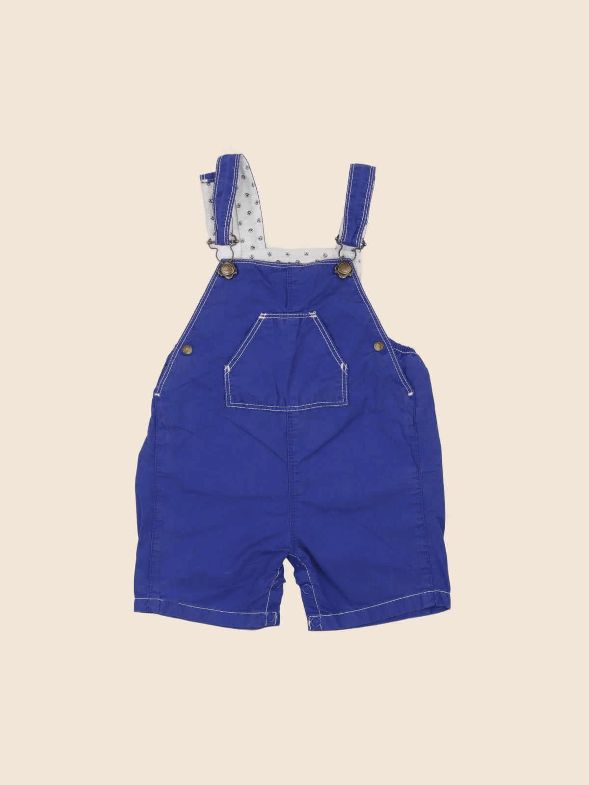 Petit Bateau - salopette bleu - 12 mois