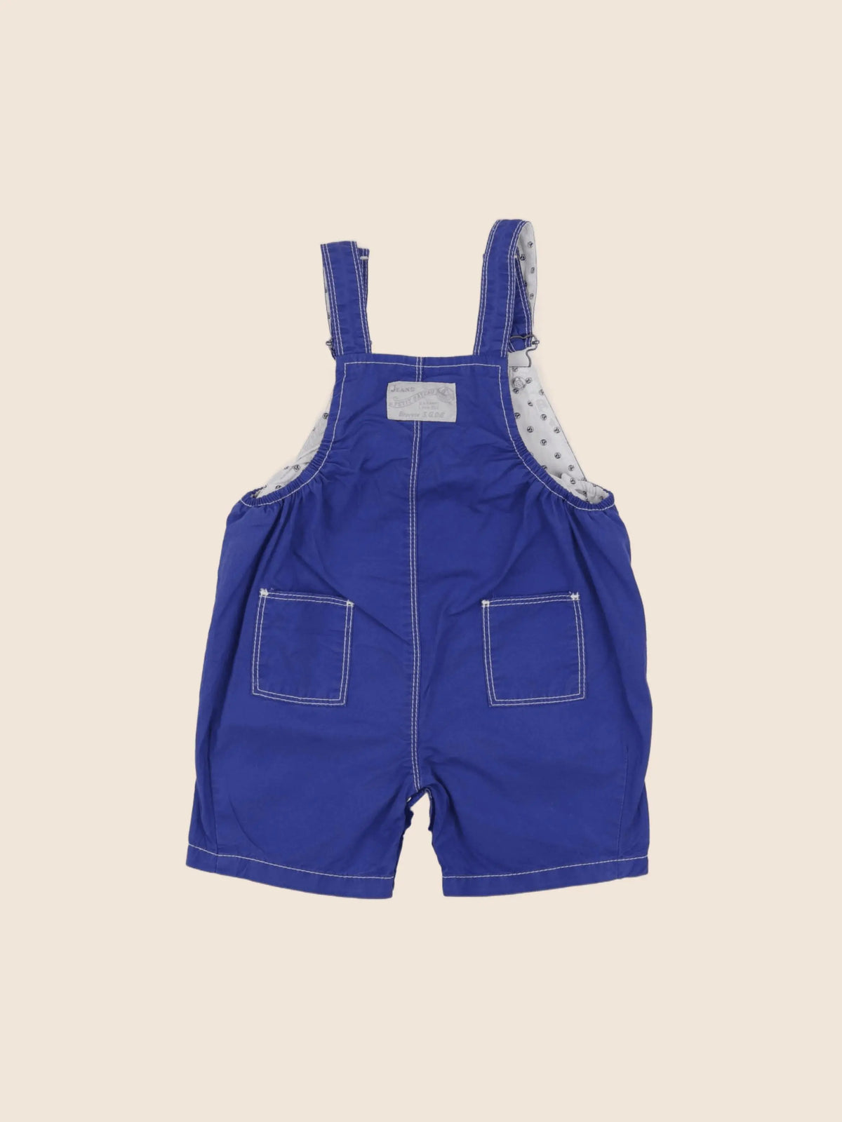 Petit Bateau - salopette bleu - 12 mois