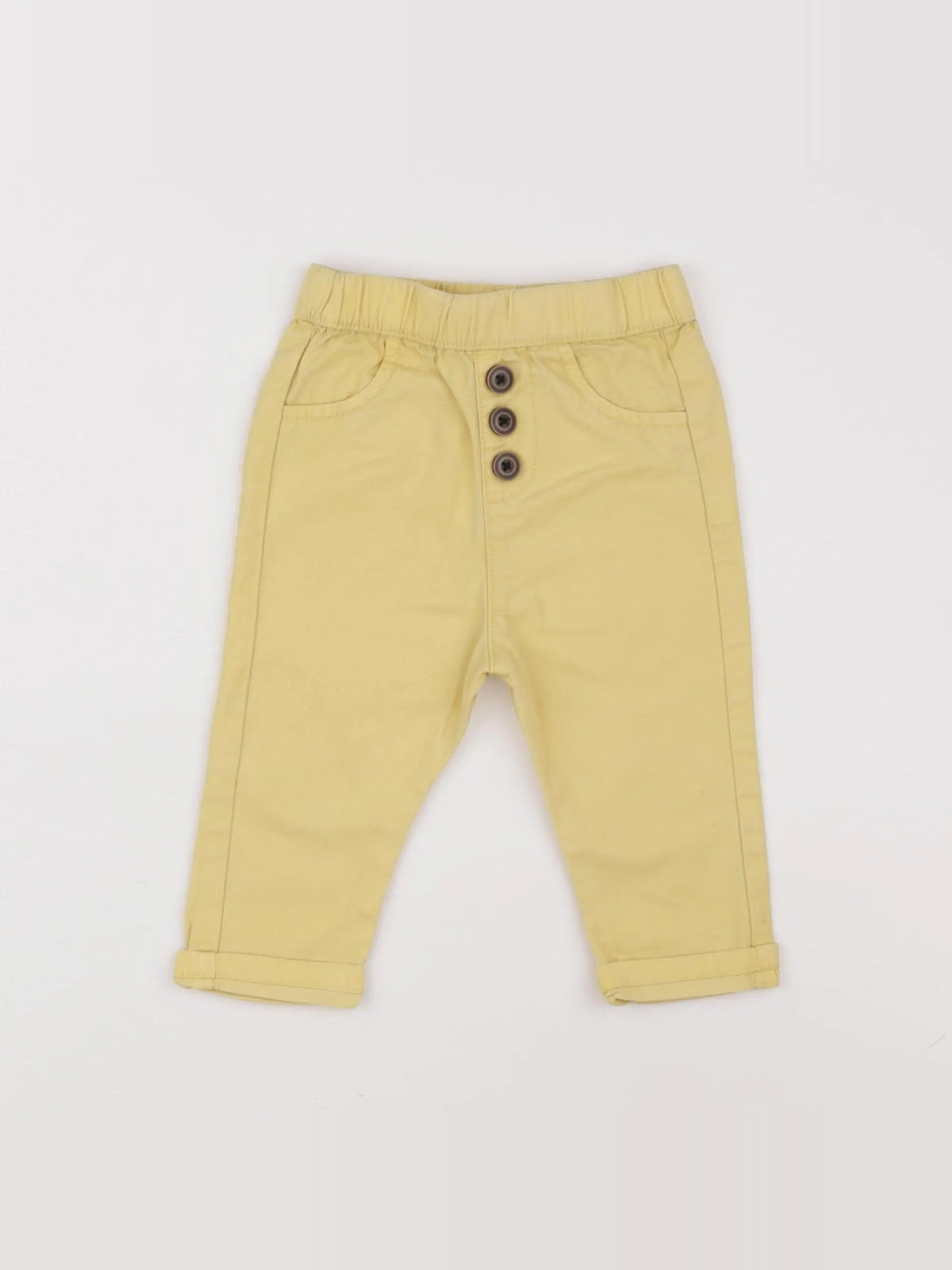 Tape à l'oeil - pantalon jaune - 9 mois