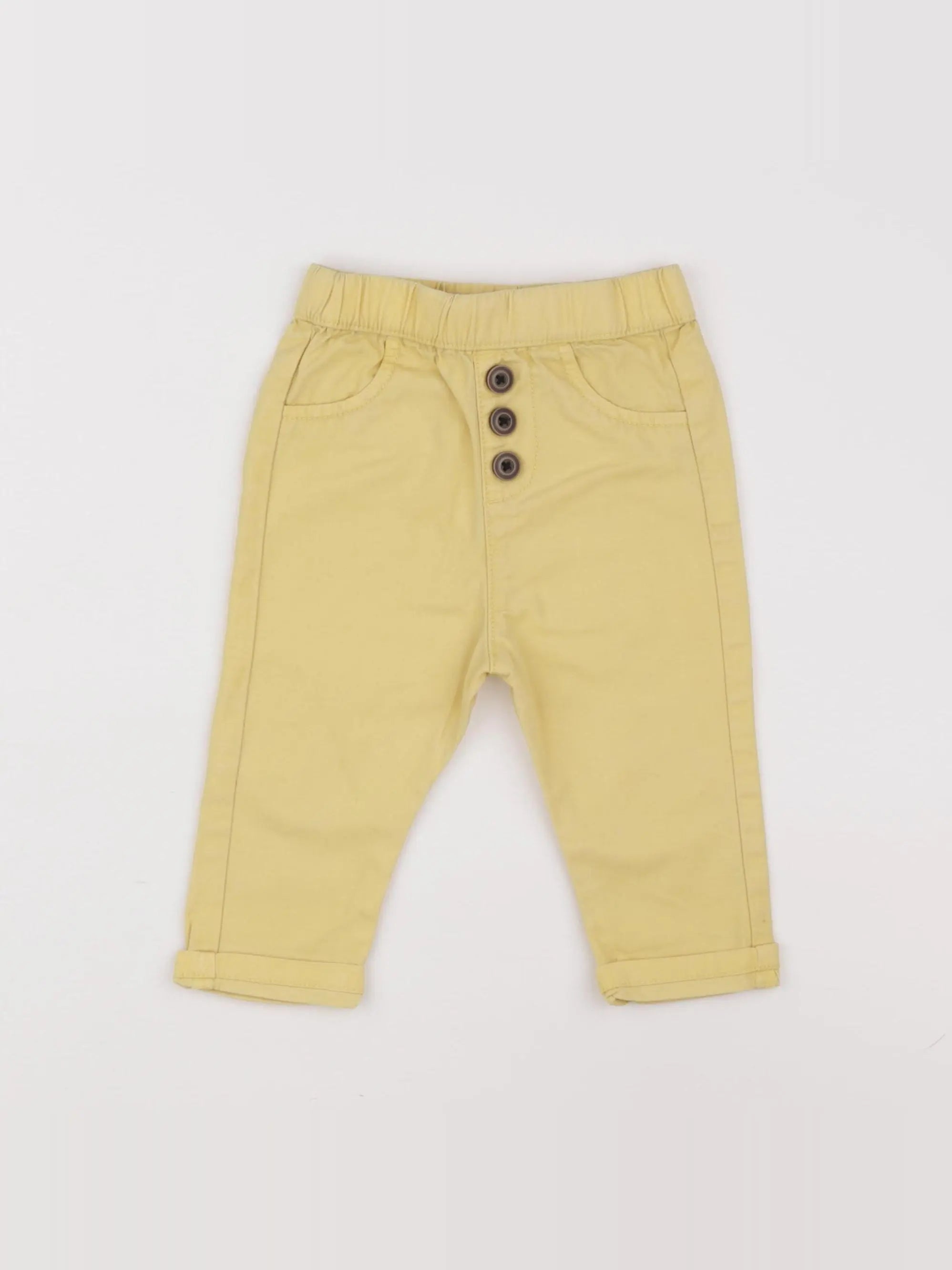 Tape à l'oeil - pantalon jaune - 9 mois