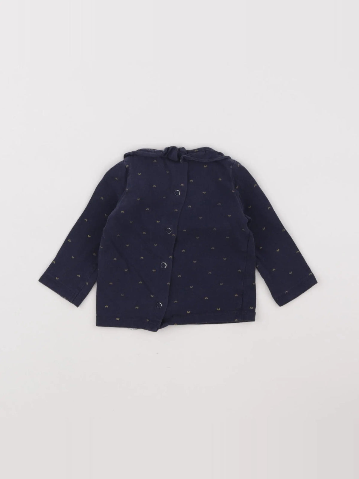 Vertbaudet - tee-shirt bleu - 6 mois