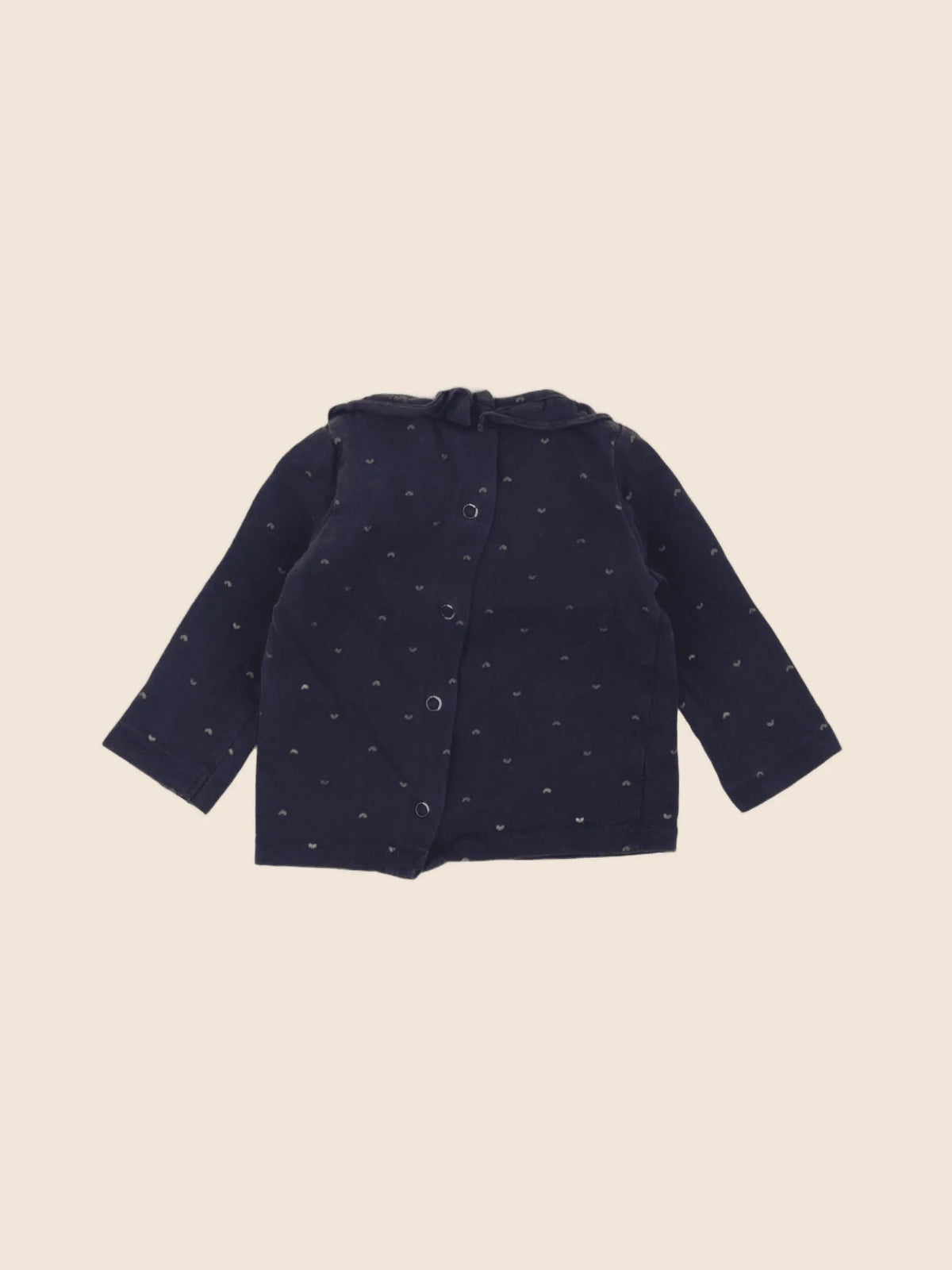 Vertbaudet - tee-shirt bleu - 6 mois