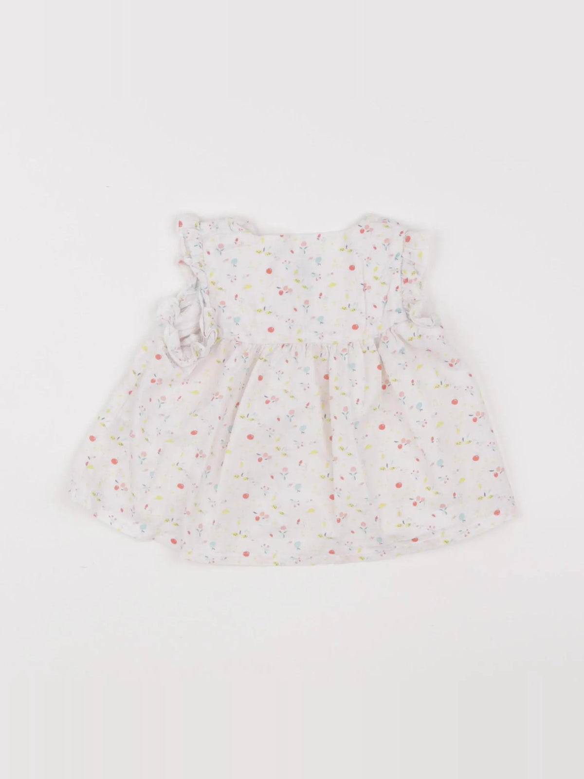 Petit Bateau - blouse blanc - 12 mois