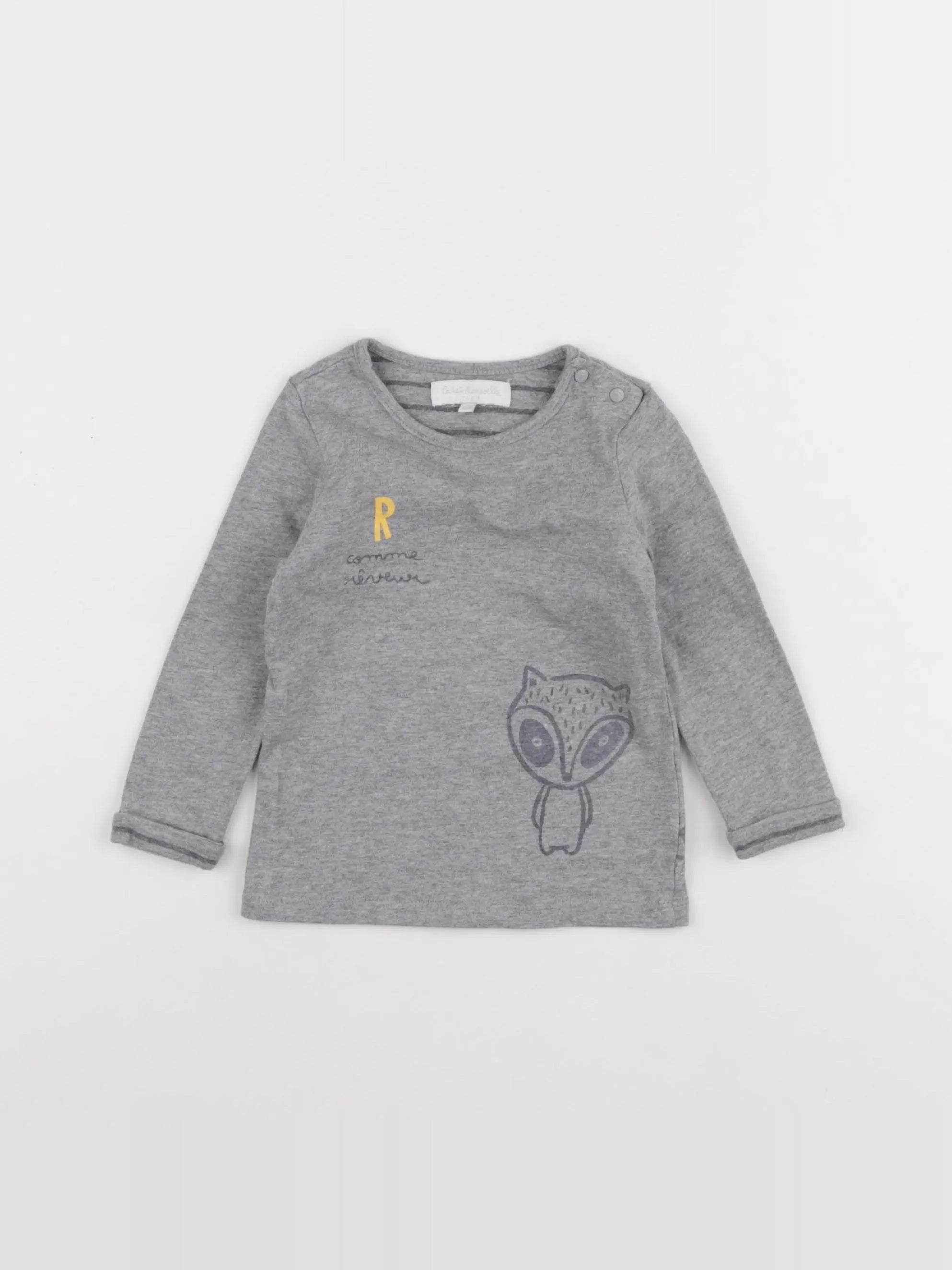 Cadet Rousselle - tee-shirt gris - 12 mois