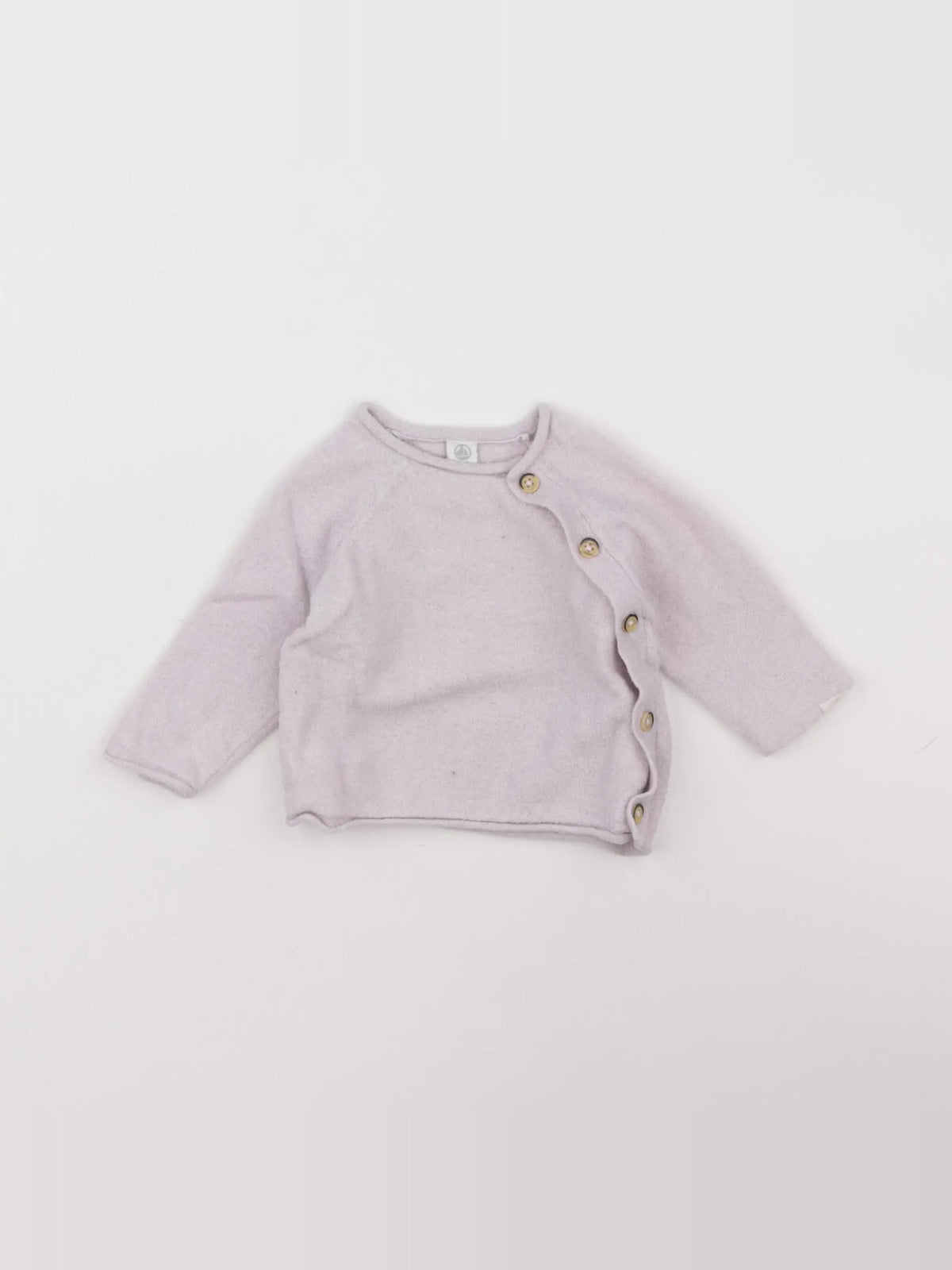 Petit Bateau - pull rose - 6 mois