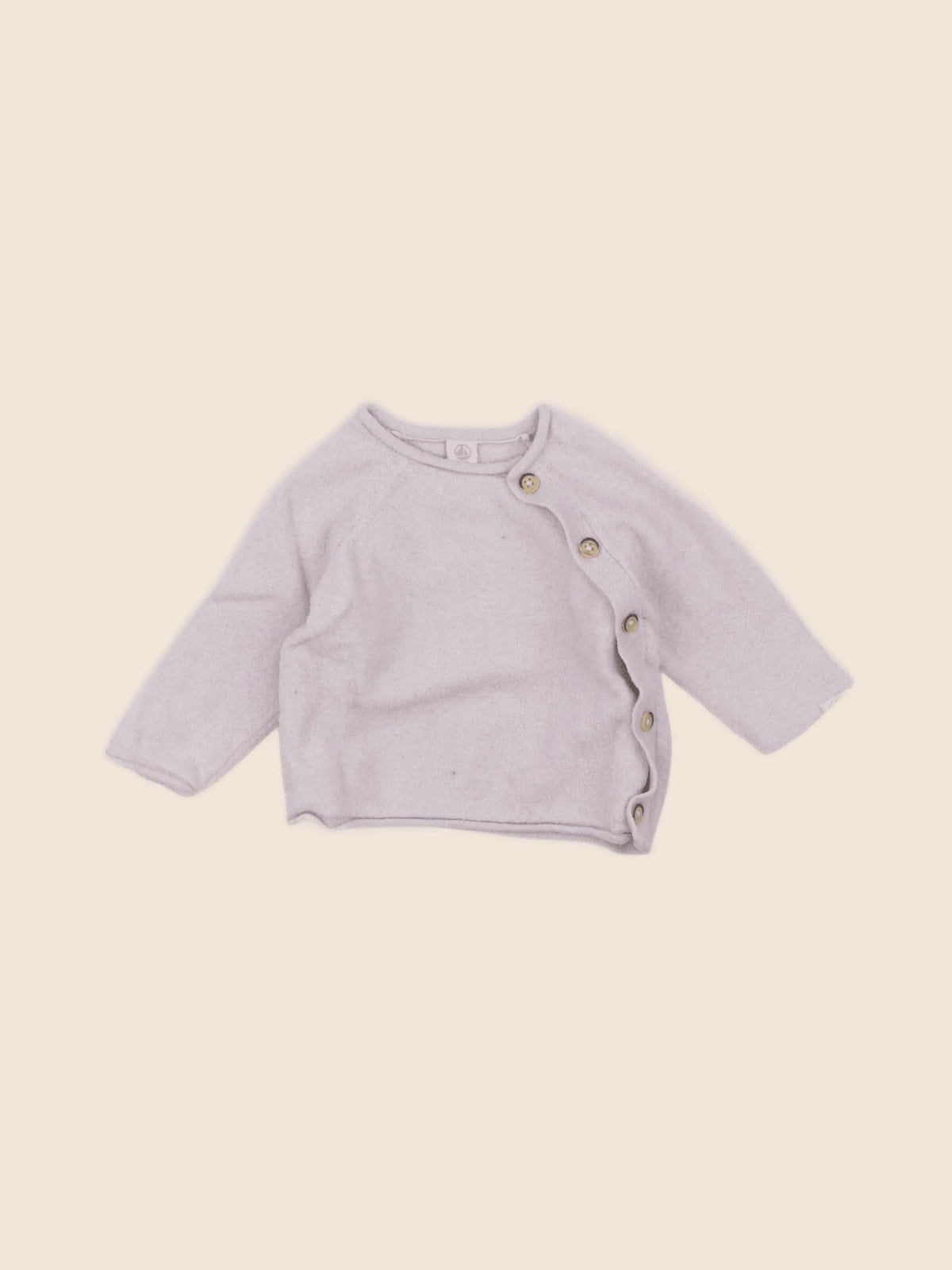 Petit Bateau - pull rose - 6 mois