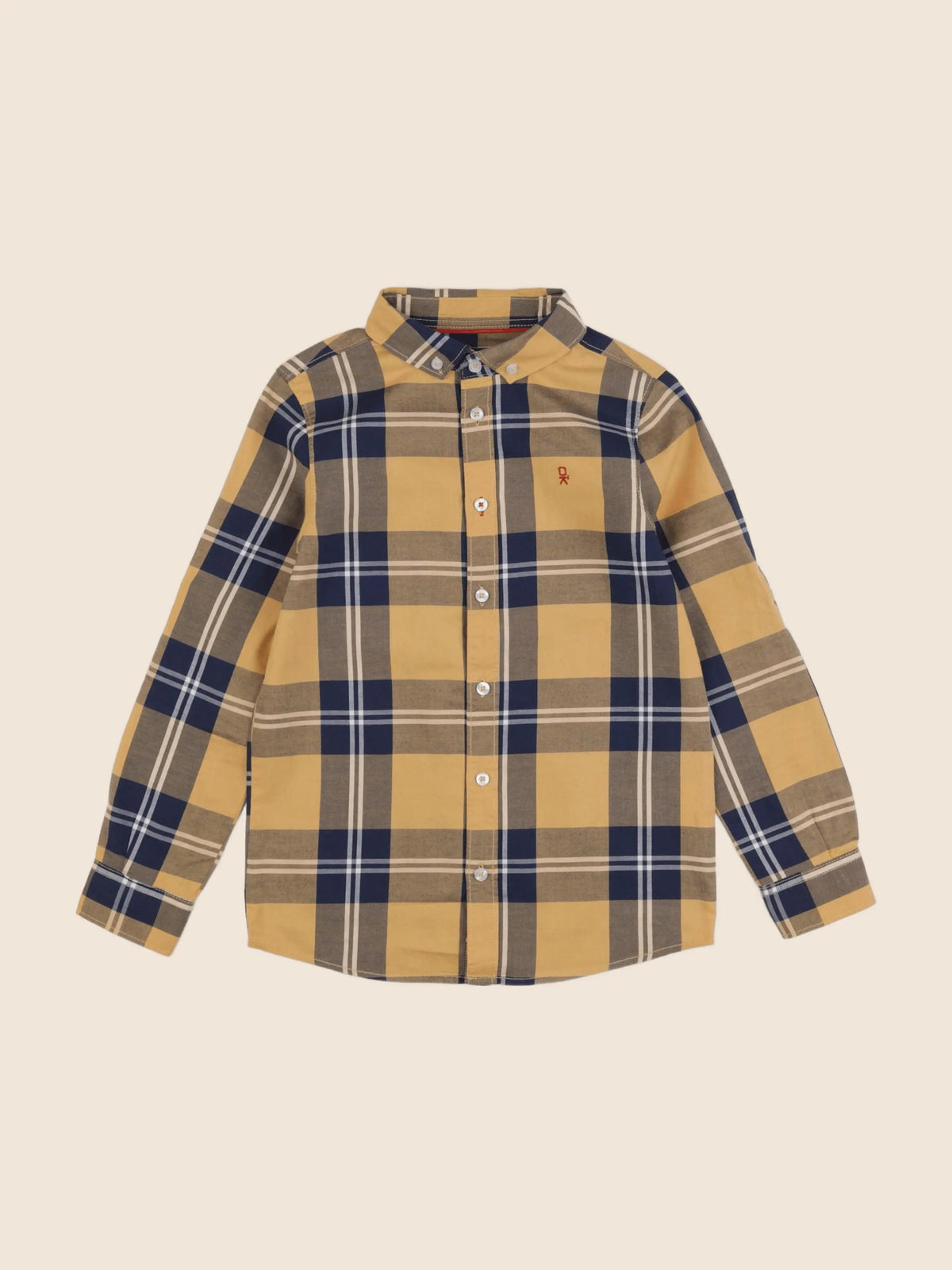 Okaidi - chemise bleu, jaune - 8 ans