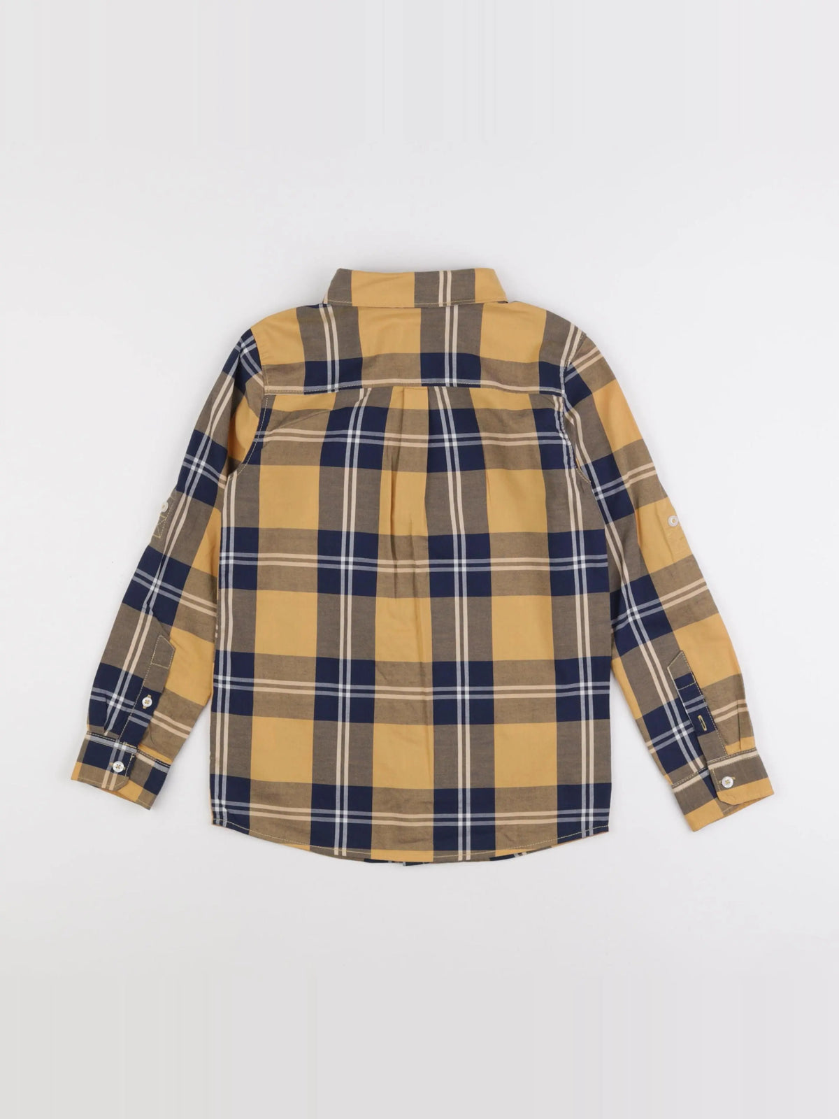 Okaidi - chemise bleu, jaune - 8 ans