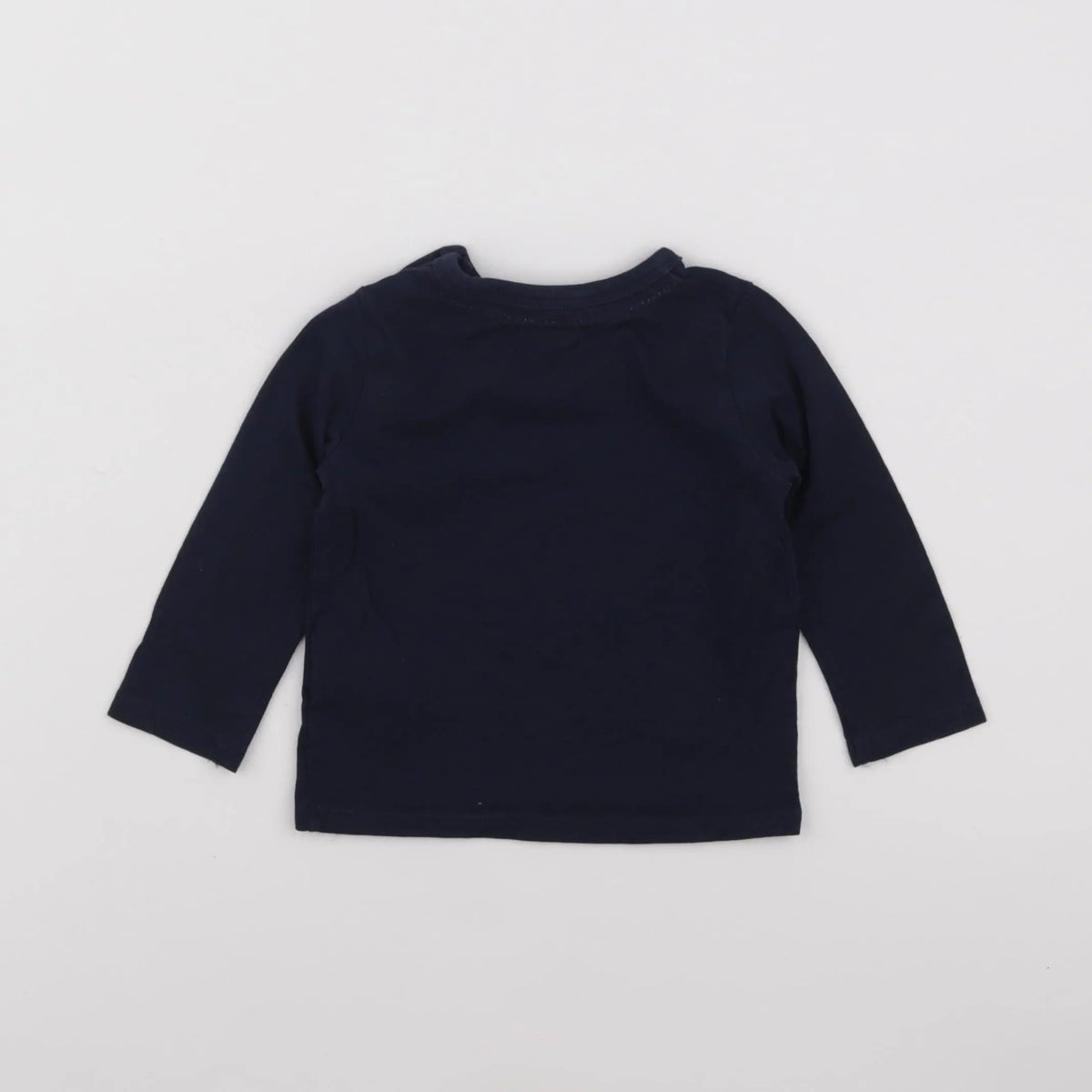 Vertbaudet - tee-shirt bleu - 9 mois