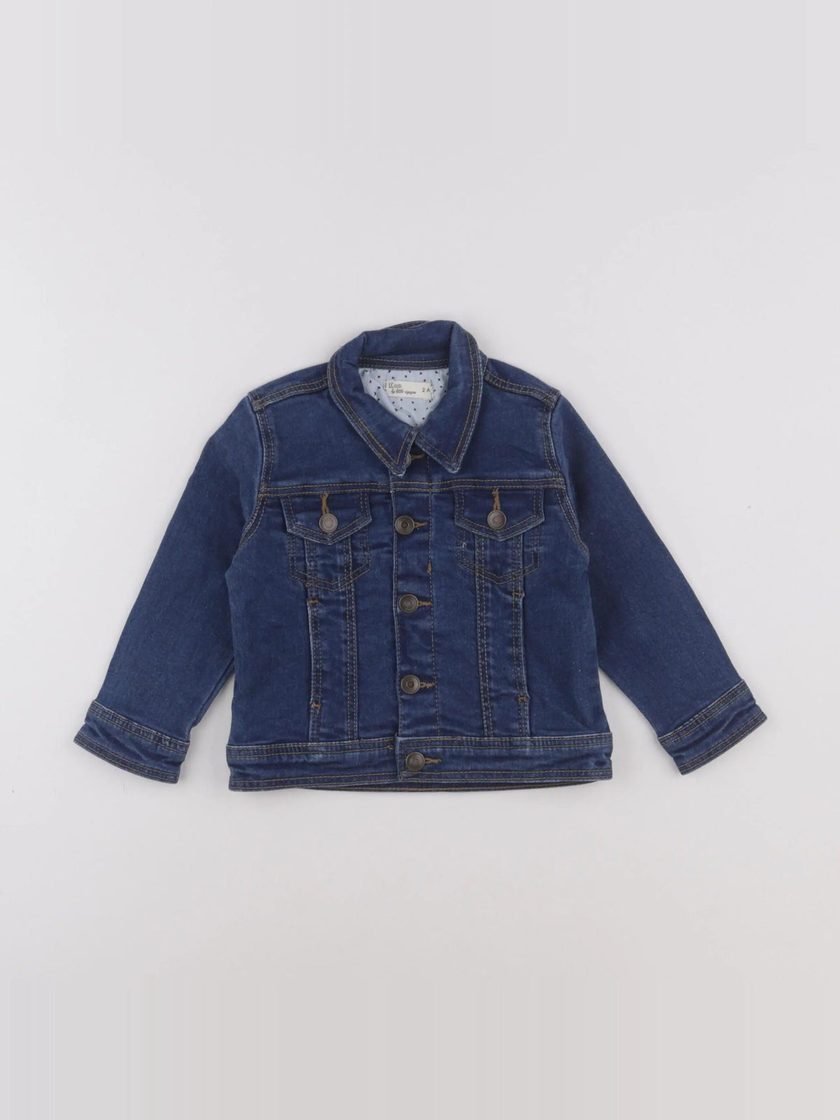 Little Cigogne - veste bleu - 2 ans