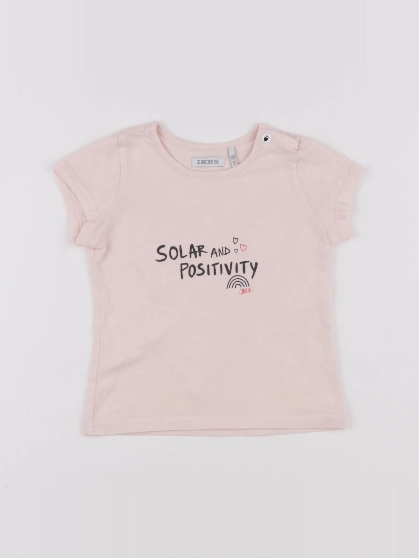 IKKS - tee-shirt rose - 18 mois