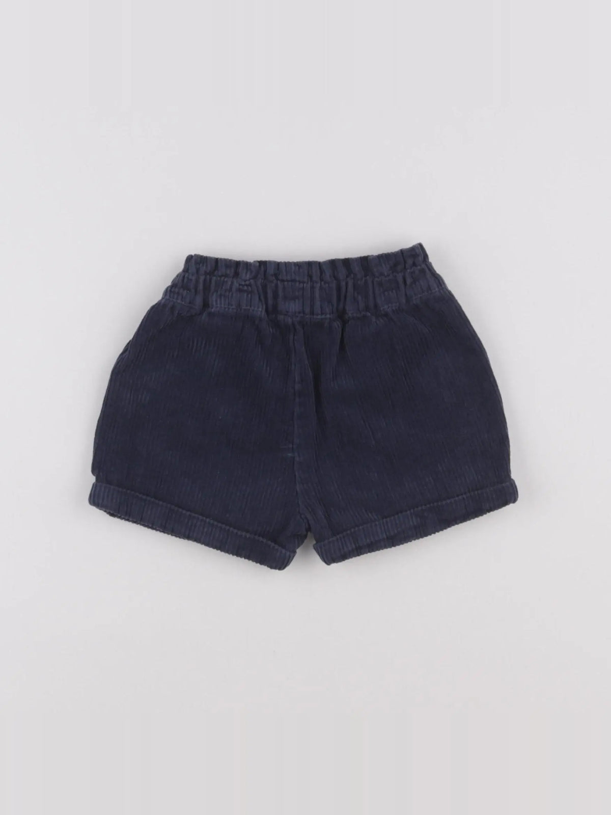 Vertbaudet - short bleu - 6/9 mois