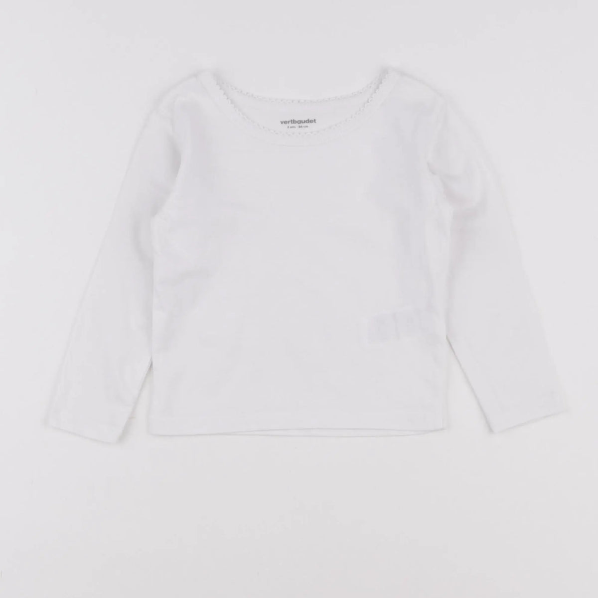 Vertbaudet - maillot de corps blanc - 2 ans