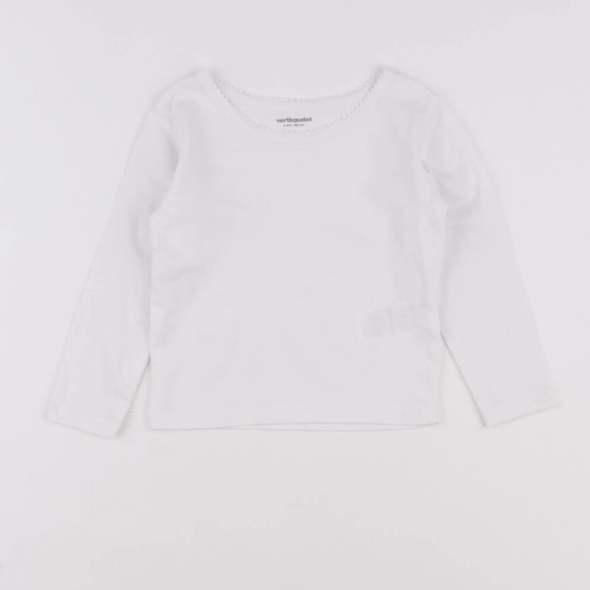Vertbaudet - maillot de corps blanc - 2 ans