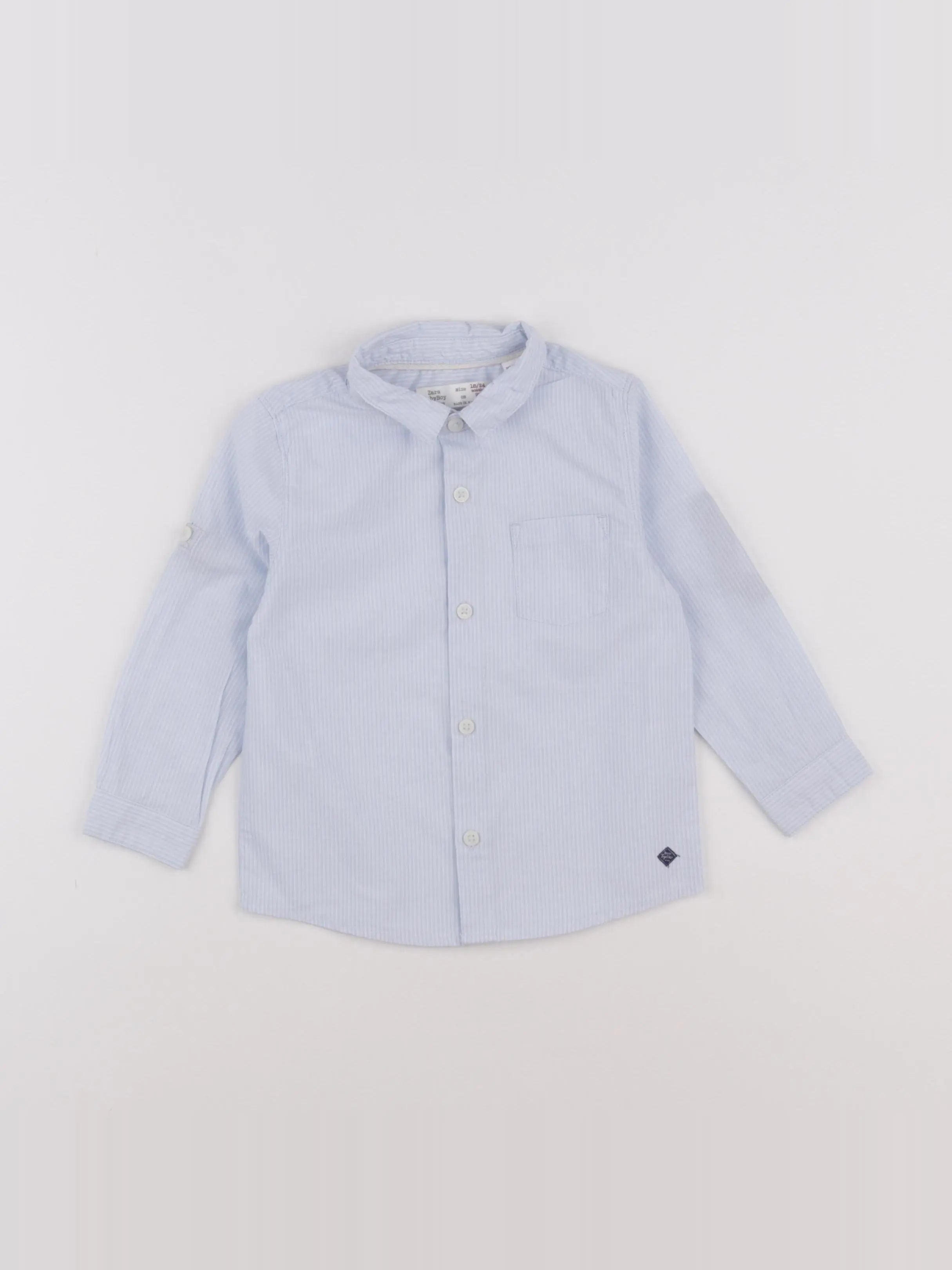Zara - chemise bleu - 18/24 mois