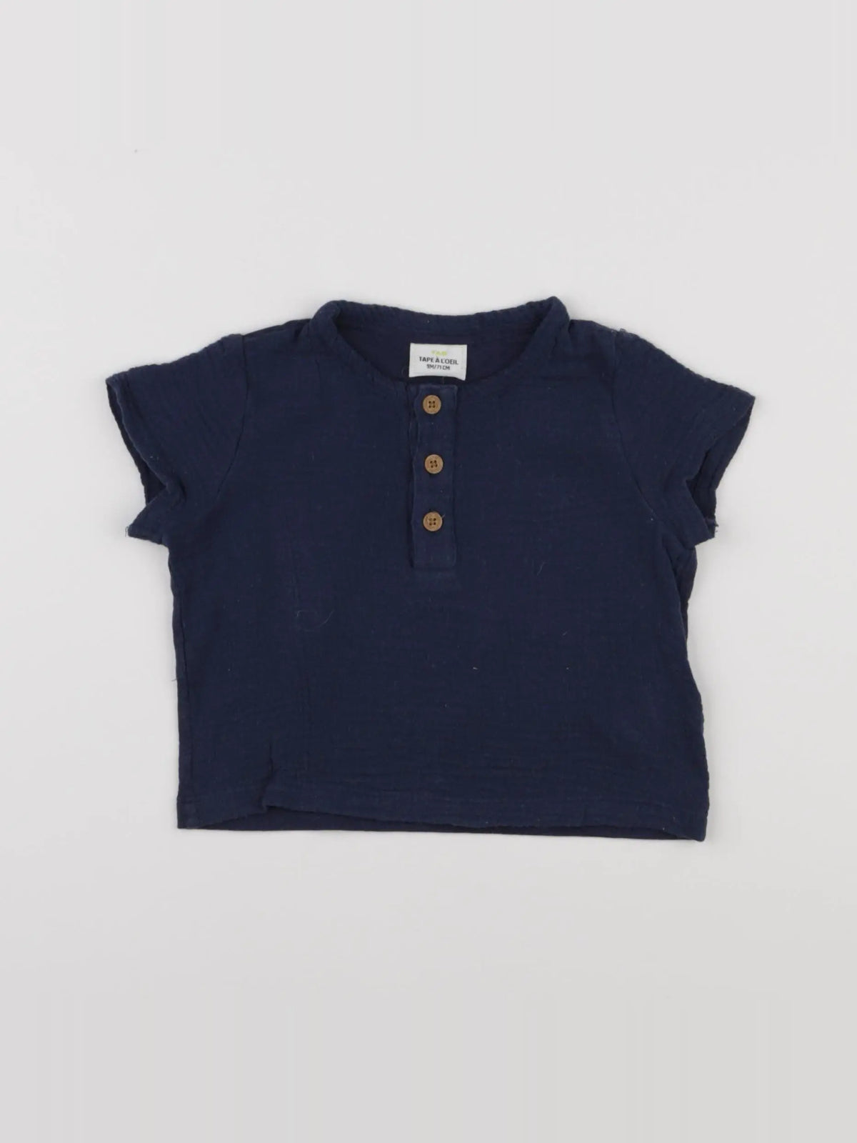 Tape à l'oeil - chemise bleu - 9 mois
