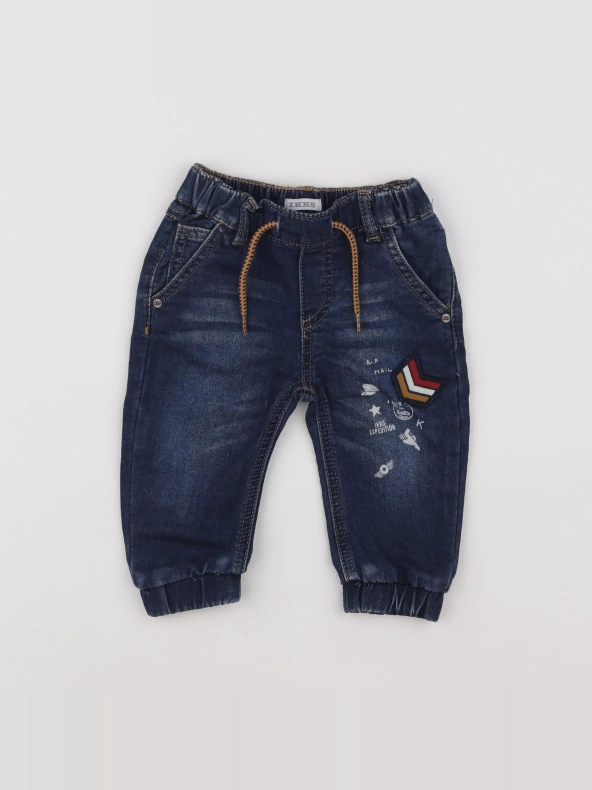IKKS - jean bleu - 12 mois