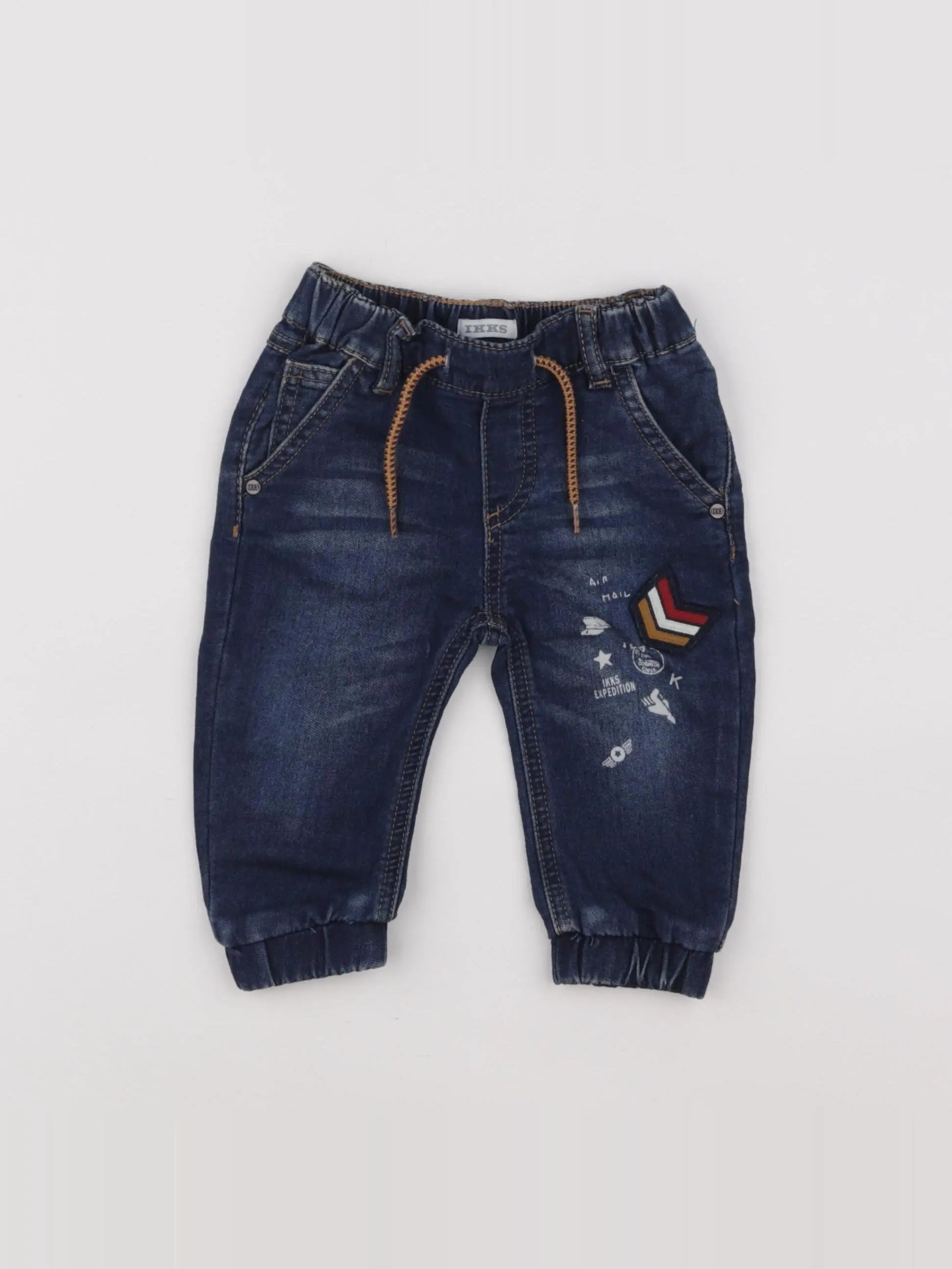 IKKS - jean bleu - 12 mois