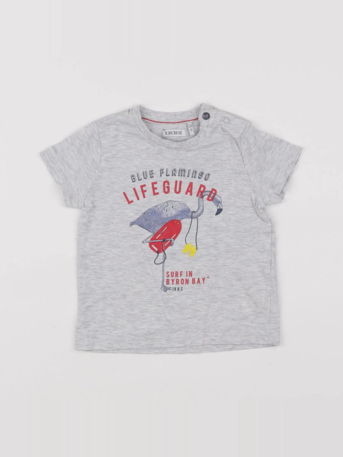 IKKS - tee-shirt gris - 12 mois