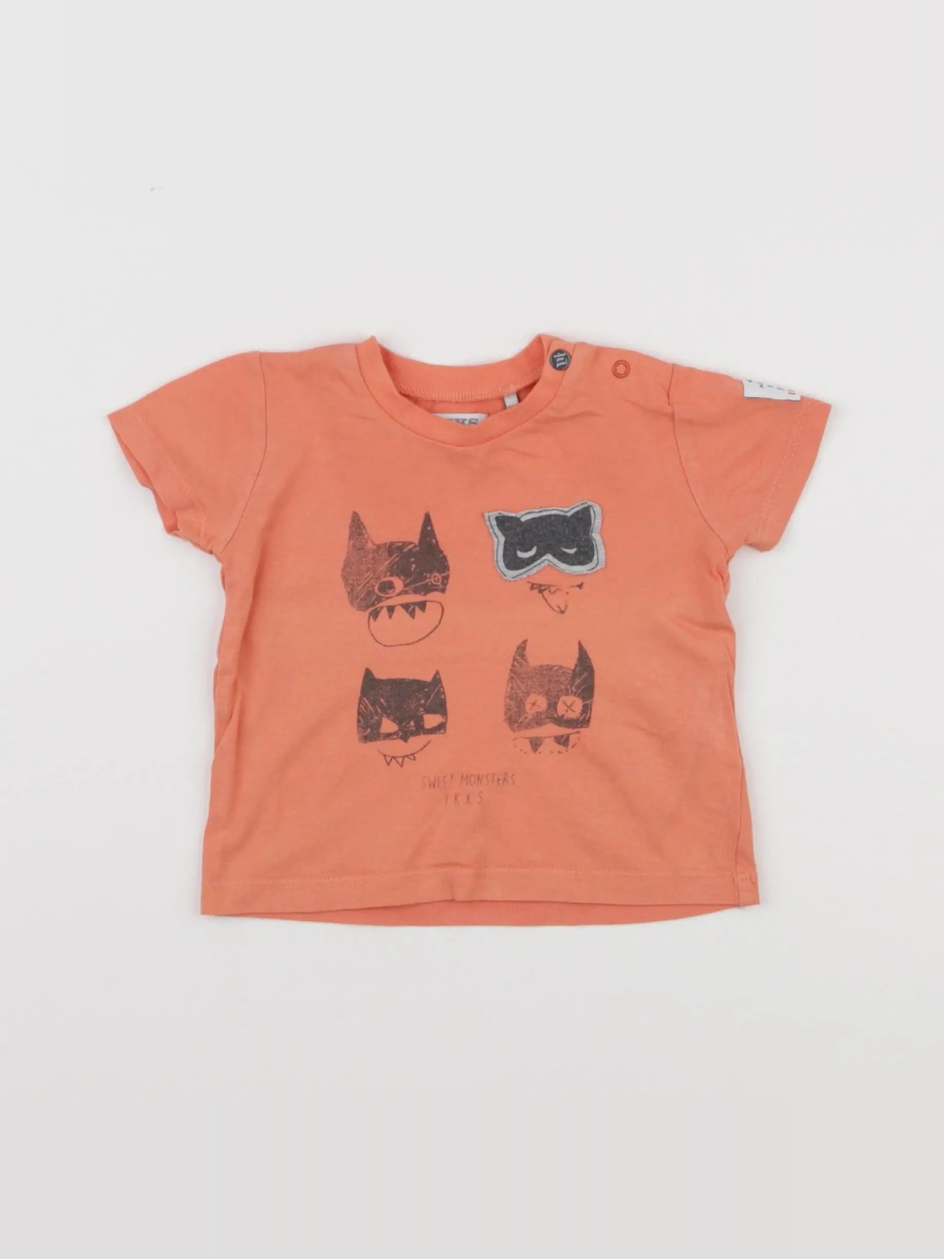 IKKS - tee-shirt orange - 6 mois