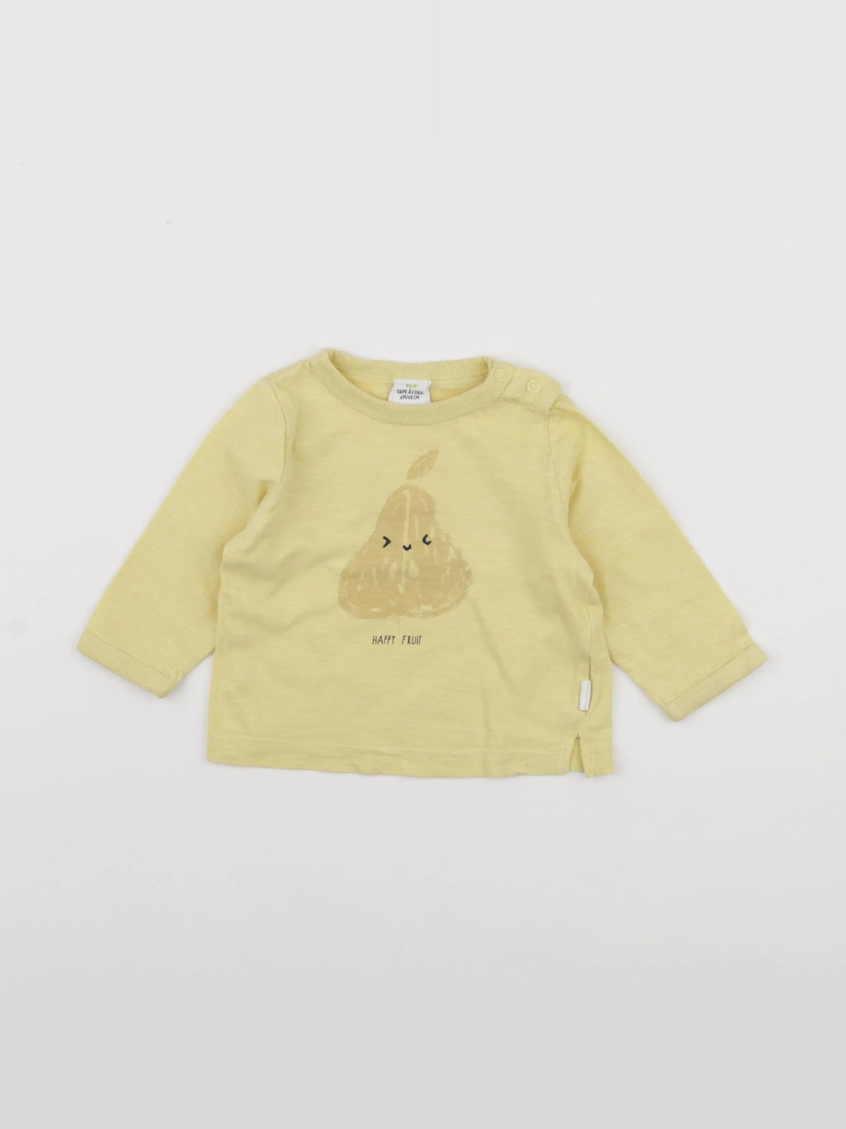 Tape à l'oeil - tee-shirt jaune - 6 mois