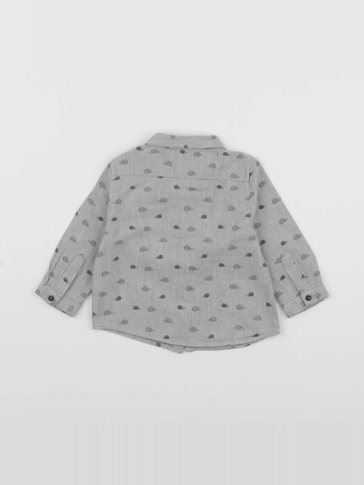 Zara - chemise gris - 6/9 mois