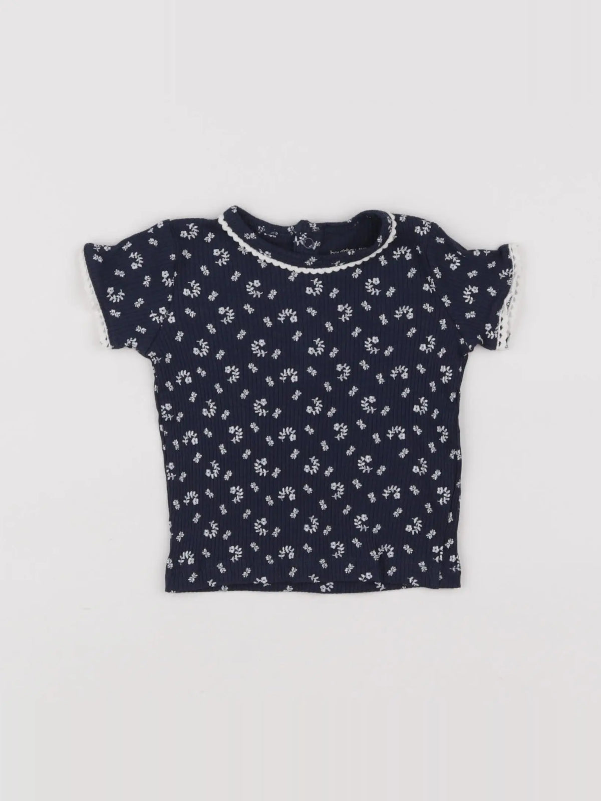 Boutchou - tee-shirt bleu - 6 mois