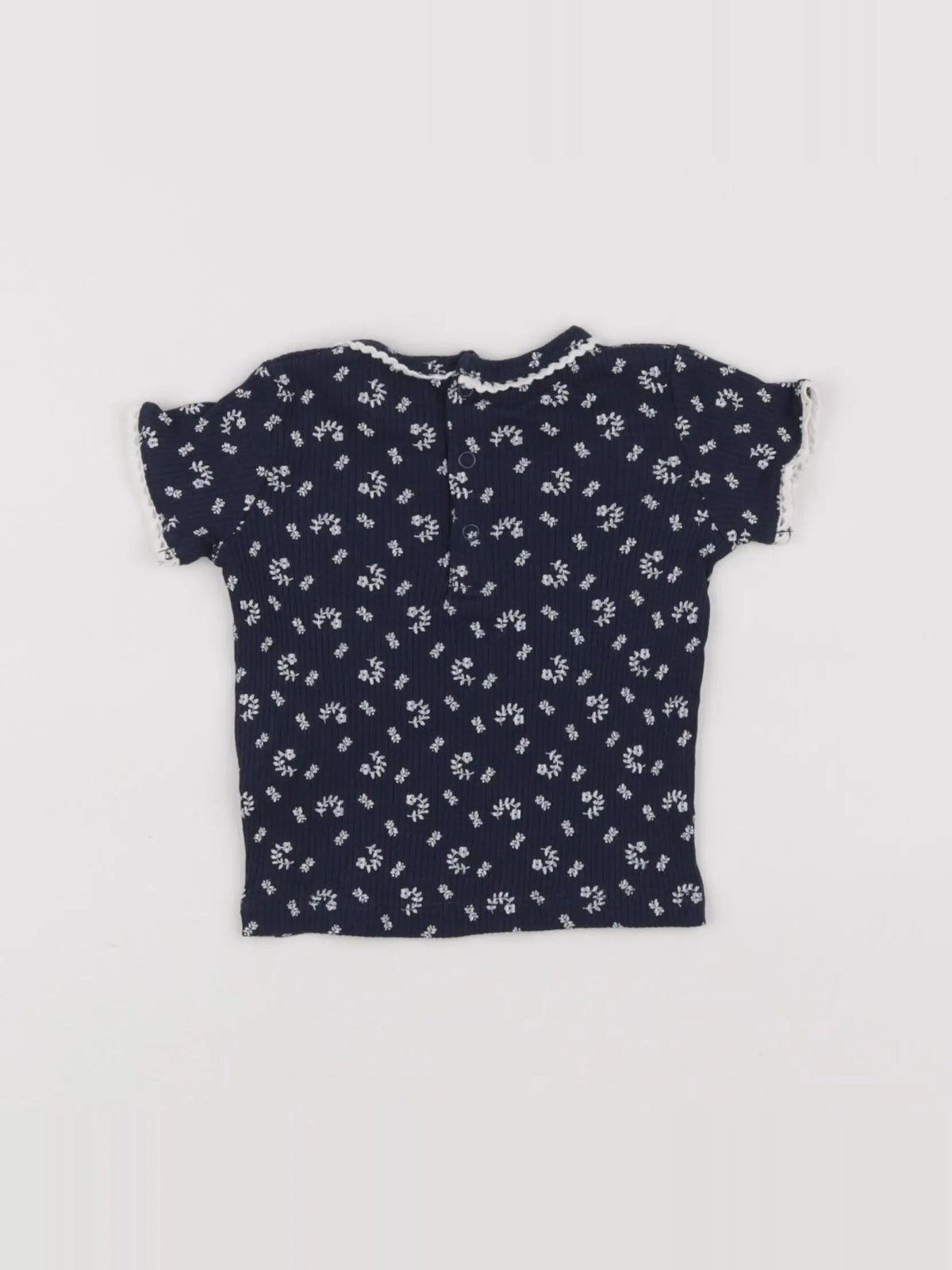 Boutchou - tee-shirt bleu - 6 mois