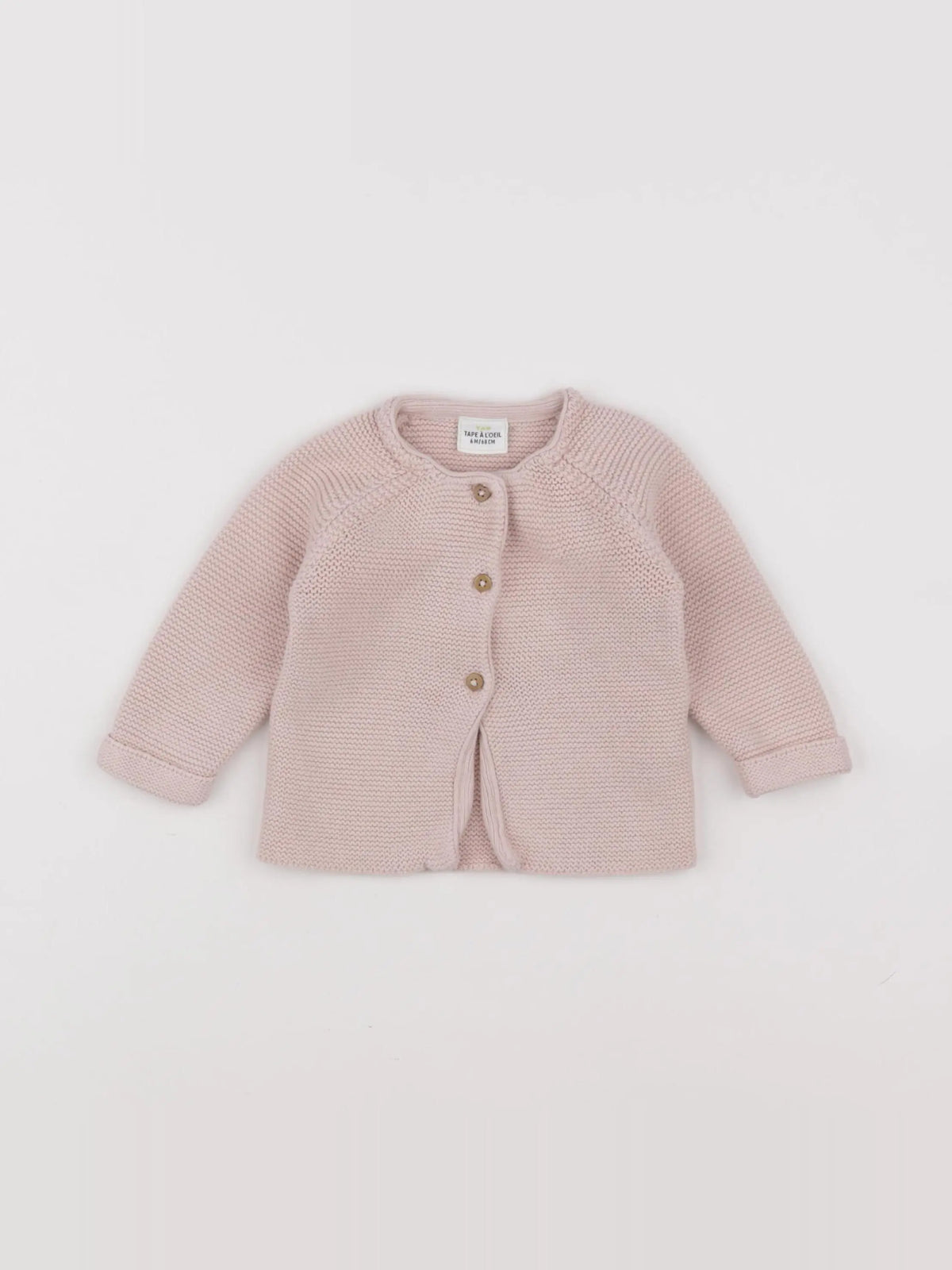 Tape à l'oeil - gilet rose - 6 mois