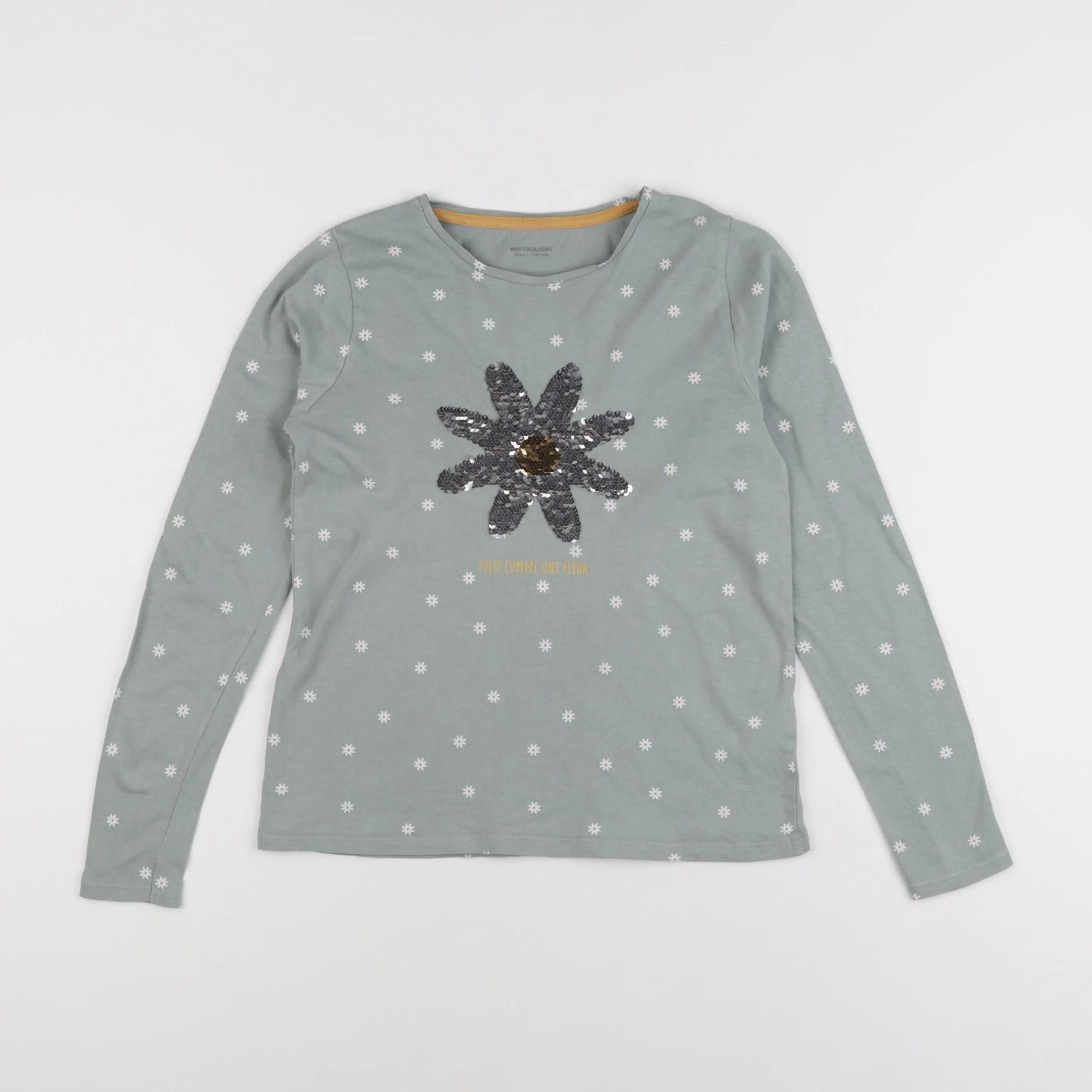 Vertbaudet - tee-shirt bleu - 10 ans