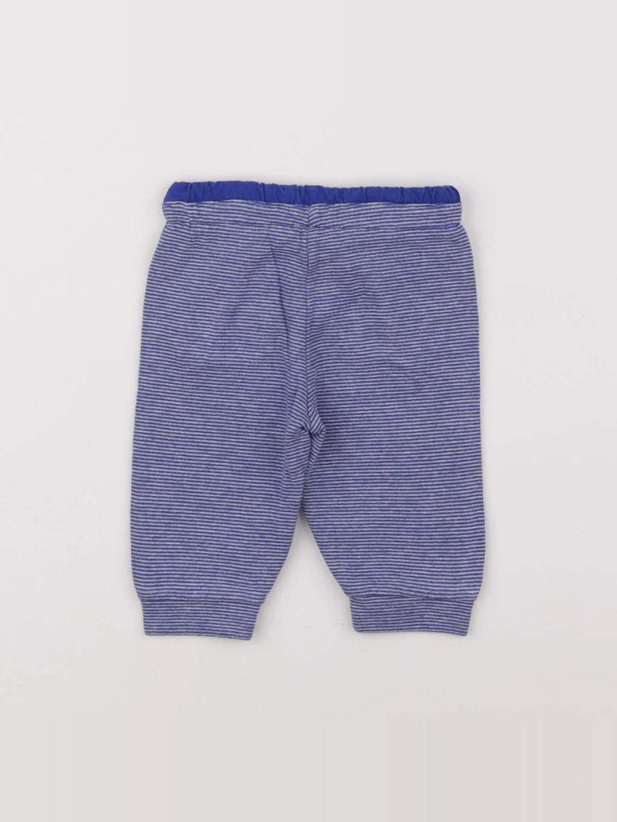 Boutchou - jogging blanc, bleu - 6 mois