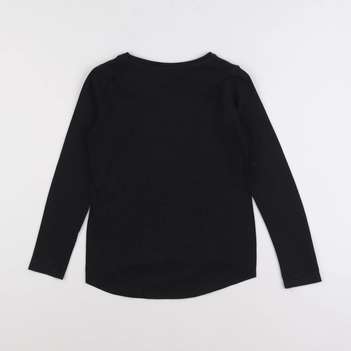 Vertbaudet - tee-shirt noir, or - 8 ans
