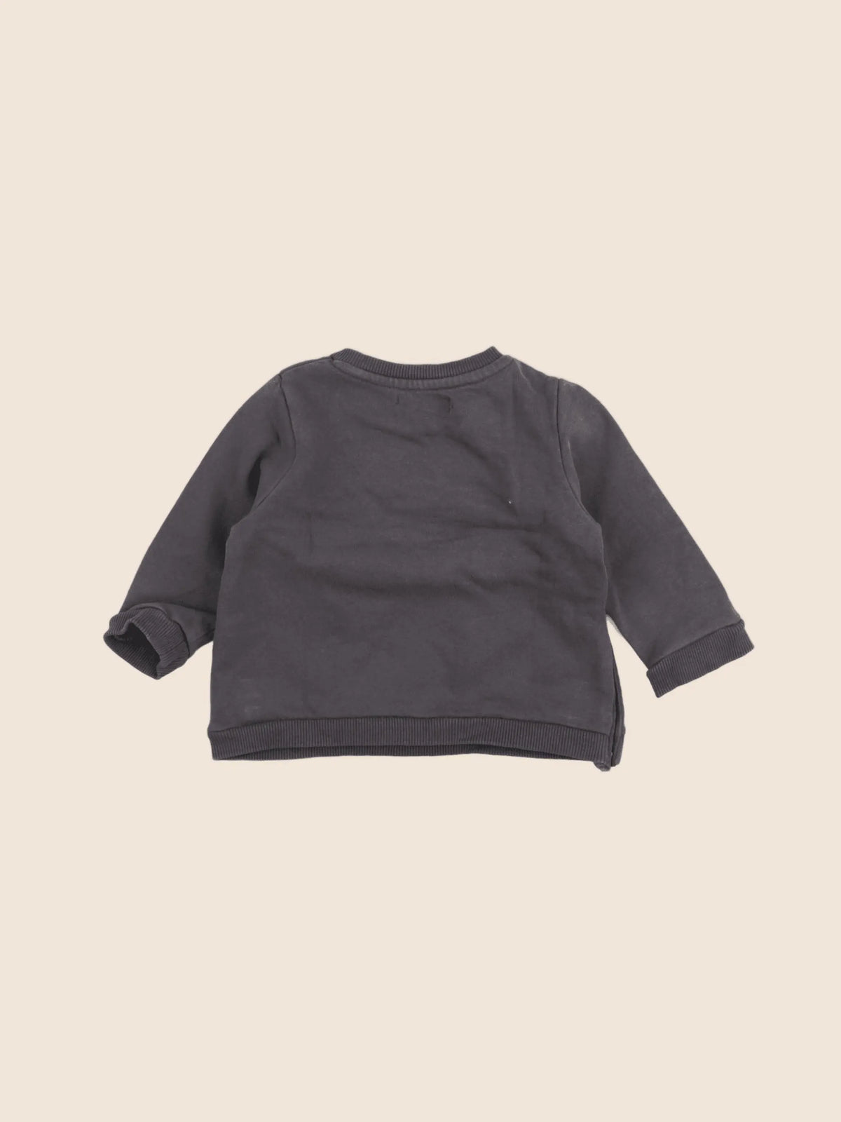 Vertbaudet - sweat gris - 6 mois
