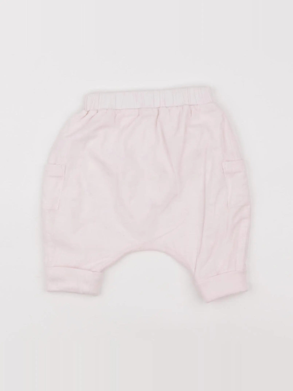 Boutchou - sarouel doublé rose - 1 mois