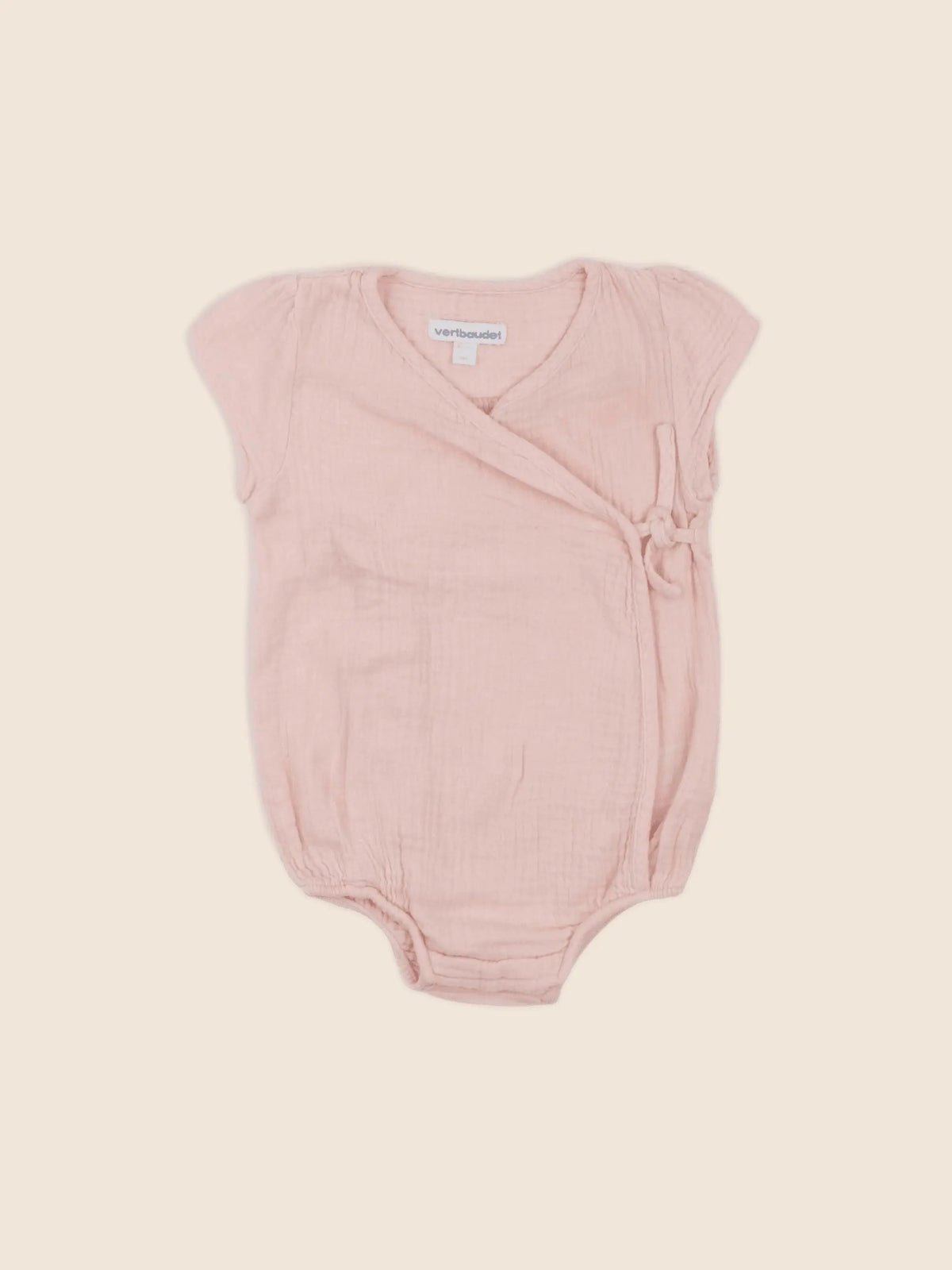 Vertbaudet - combinaison rose - 6 mois