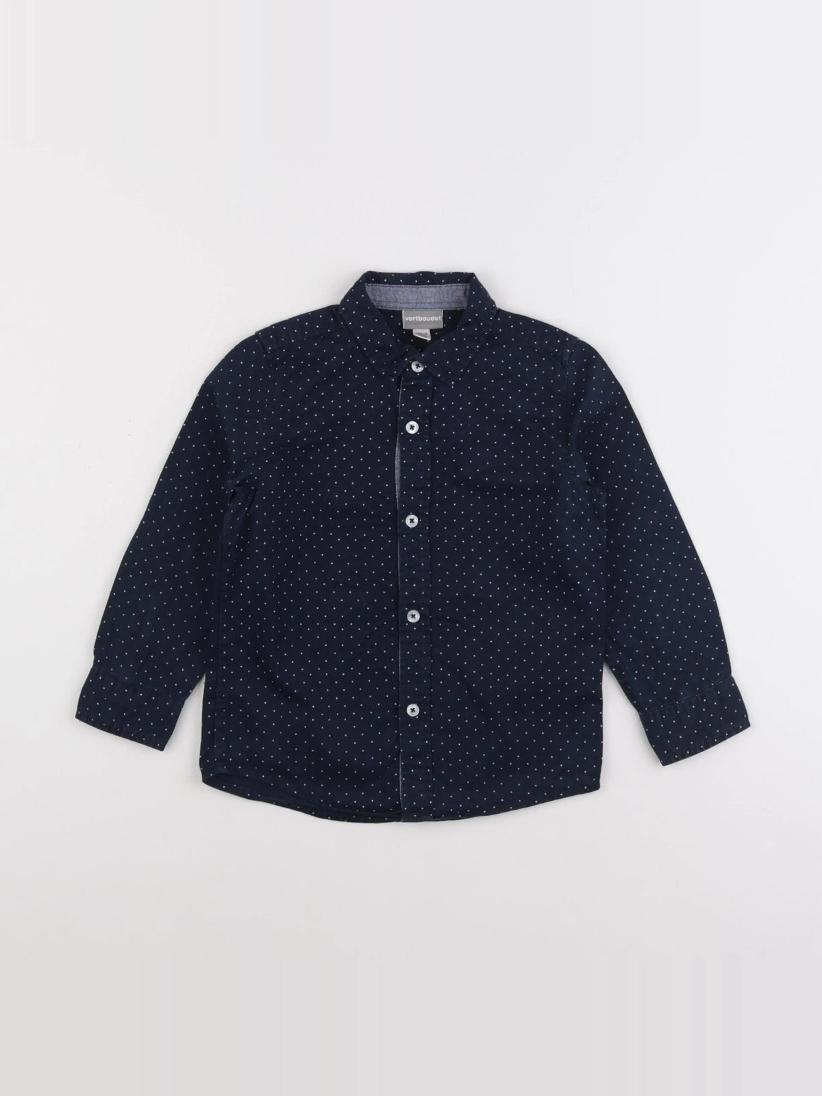 Vertbaudet - chemise bleu - 4 ans