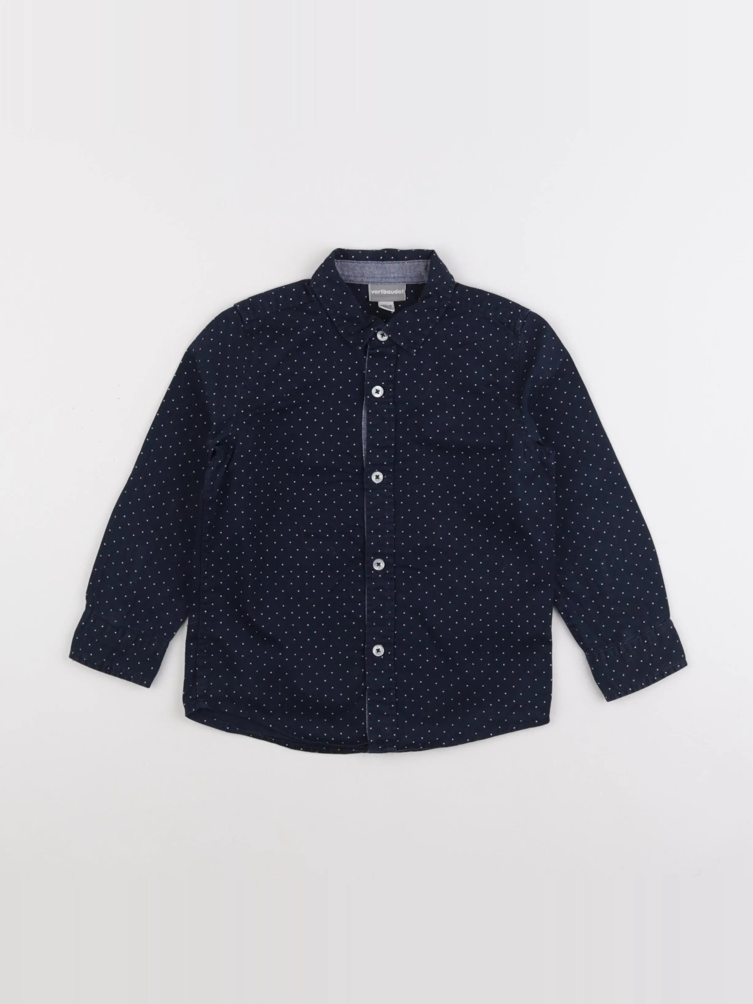 Vertbaudet - chemise bleu - 4 ans