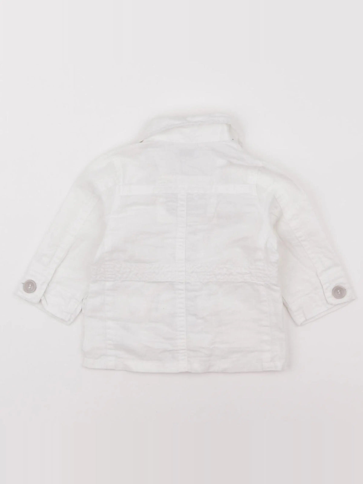 IKKS - veste blanc - 6 mois