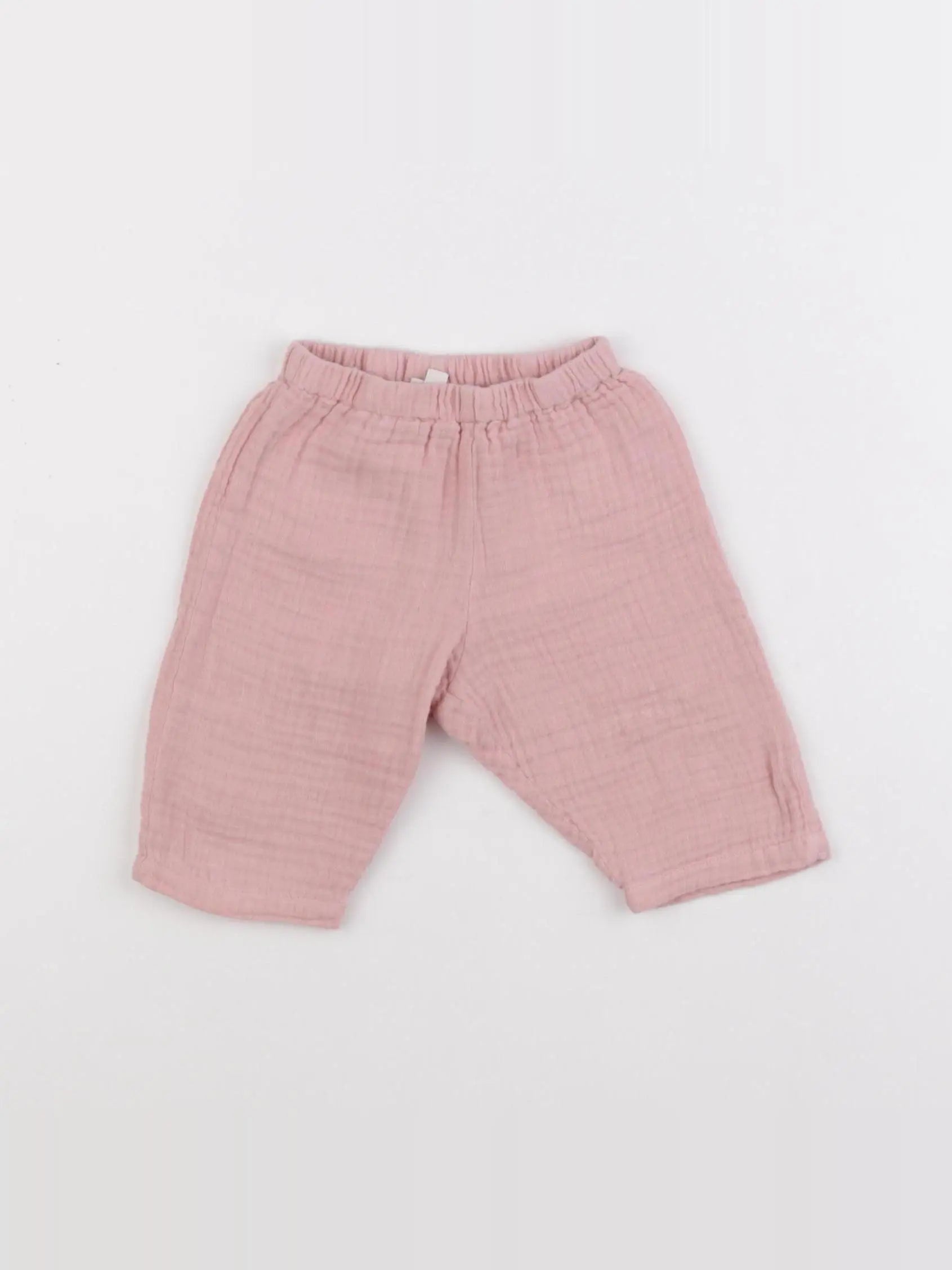 Bonton - pantalon rose - 6 mois