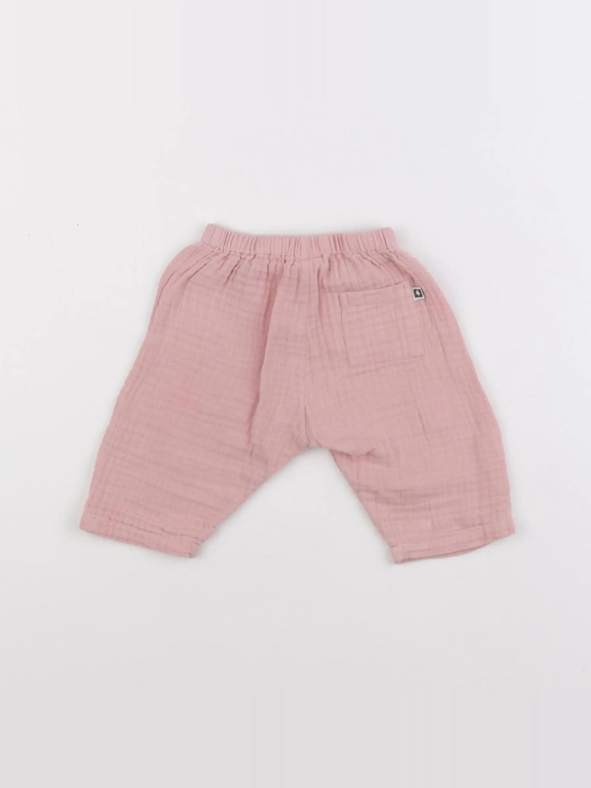 Bonton - pantalon rose - 6 mois