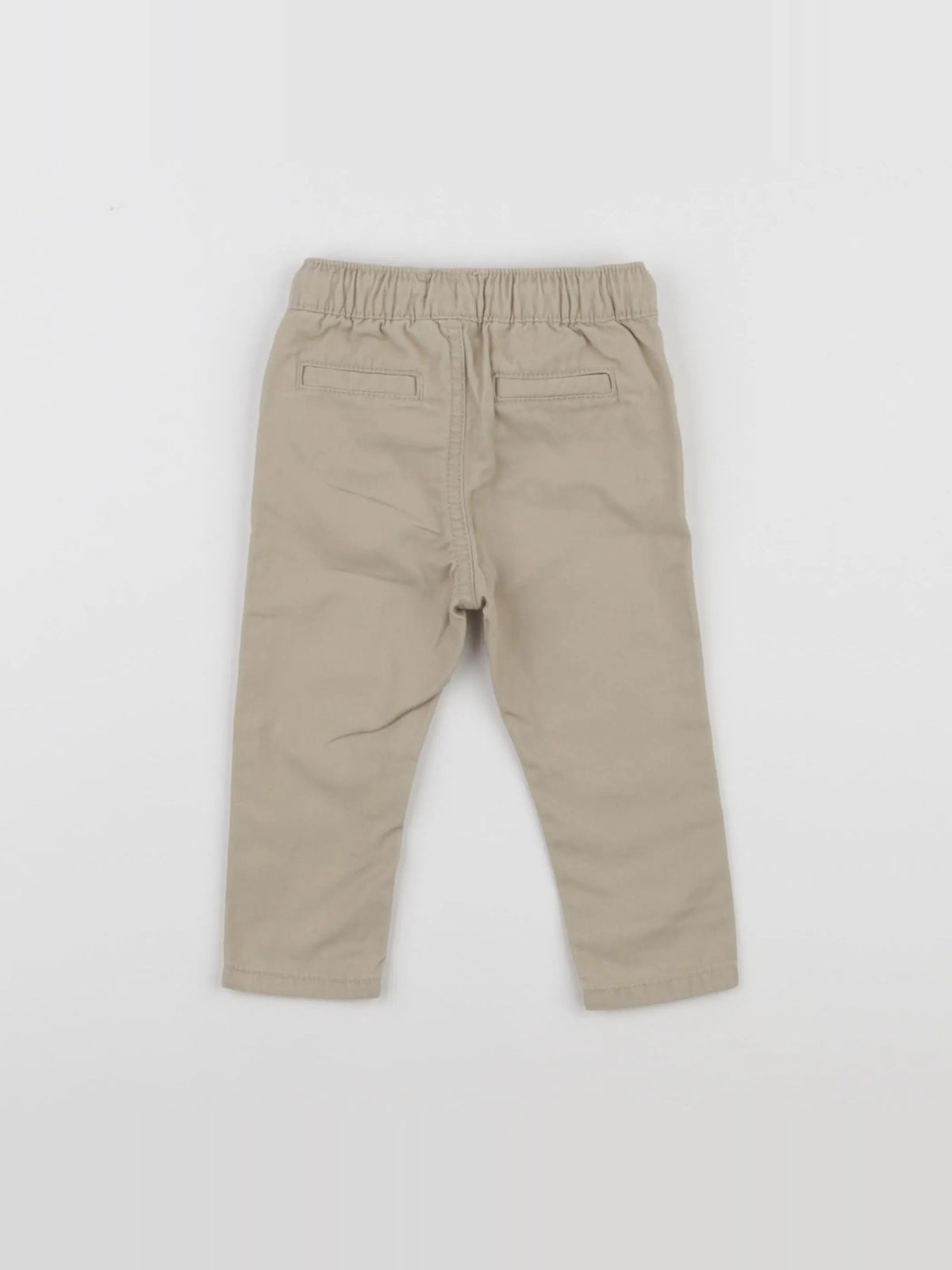 Vertbaudet - pantalon beige - 6 mois